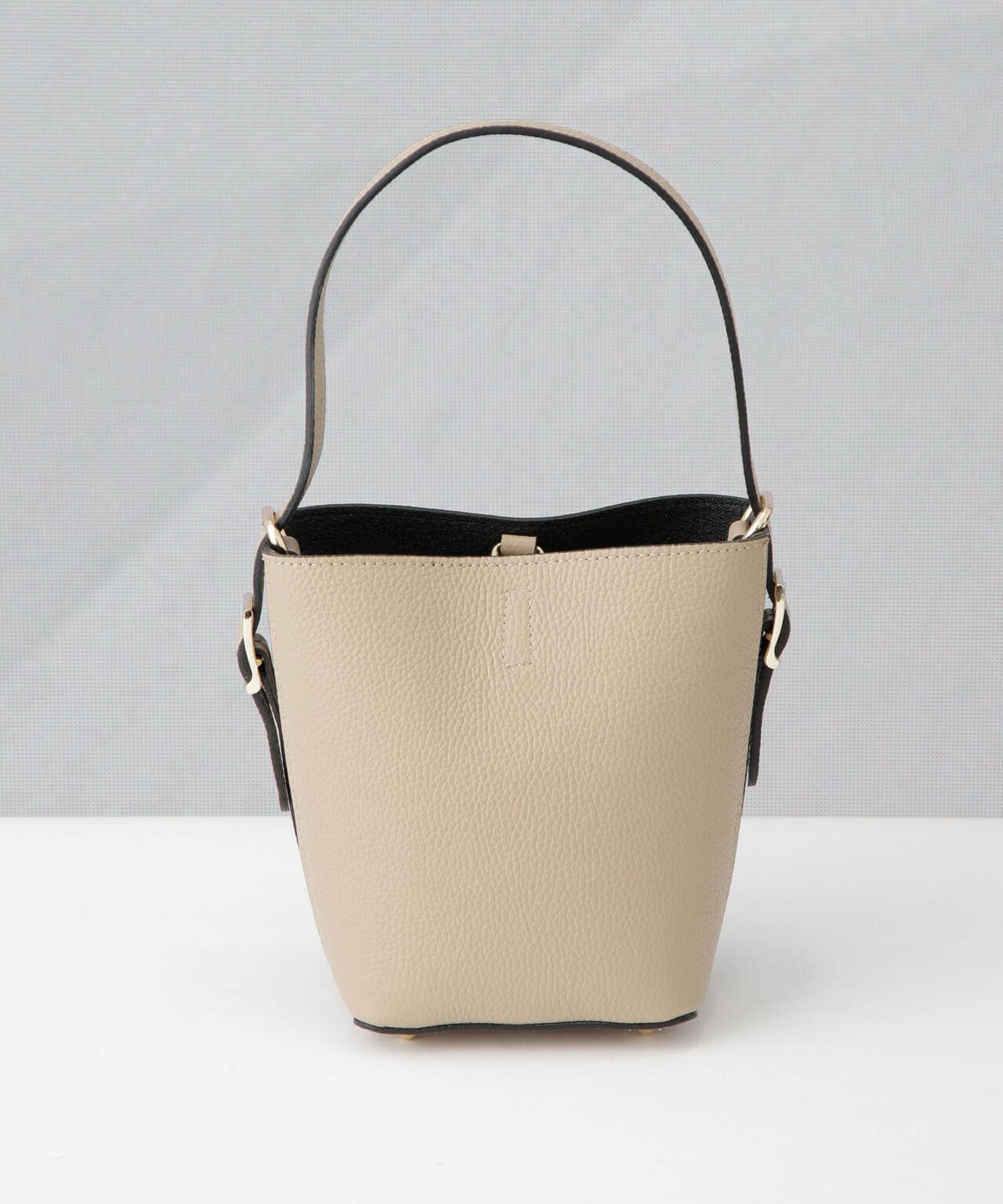 MARCO BIANCHINI/ポーチ付き レザー2WAY バケツトート 6714232226
