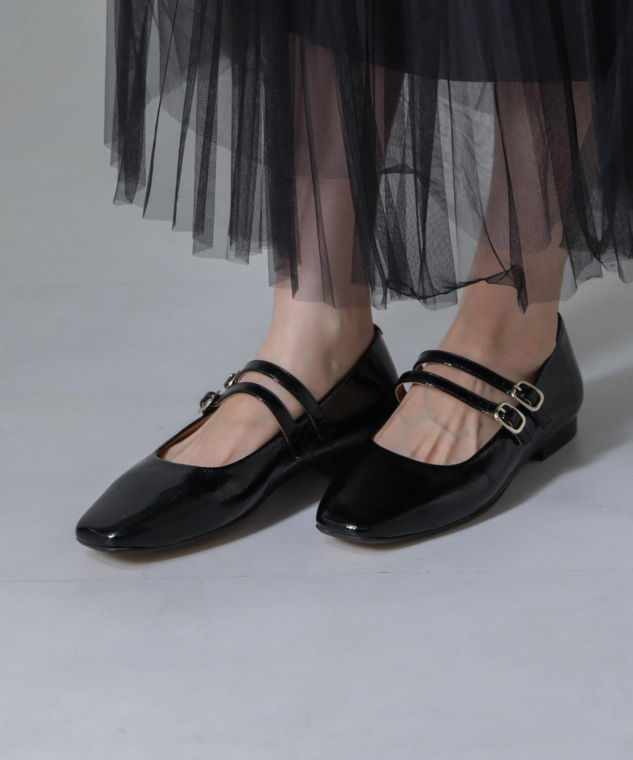 KMB/ダブルストラップシューズ 6714233122