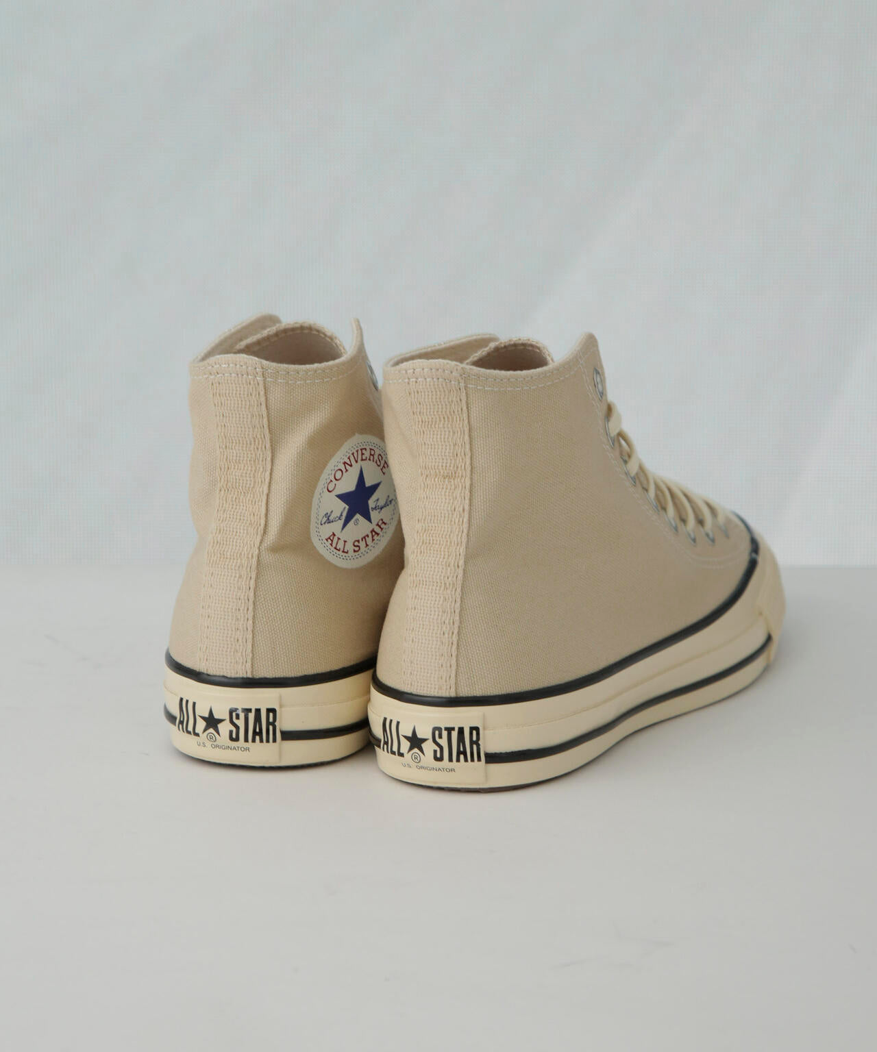 CONVERSE/オールスター US エイジドカラーズHI サンドホワイト 6714234053