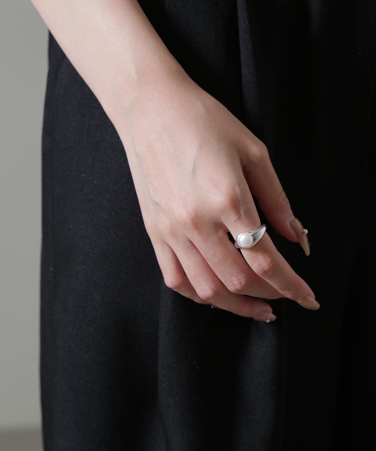 RAGBAG/Dualism Freshwater Pearl Ring 6714247016