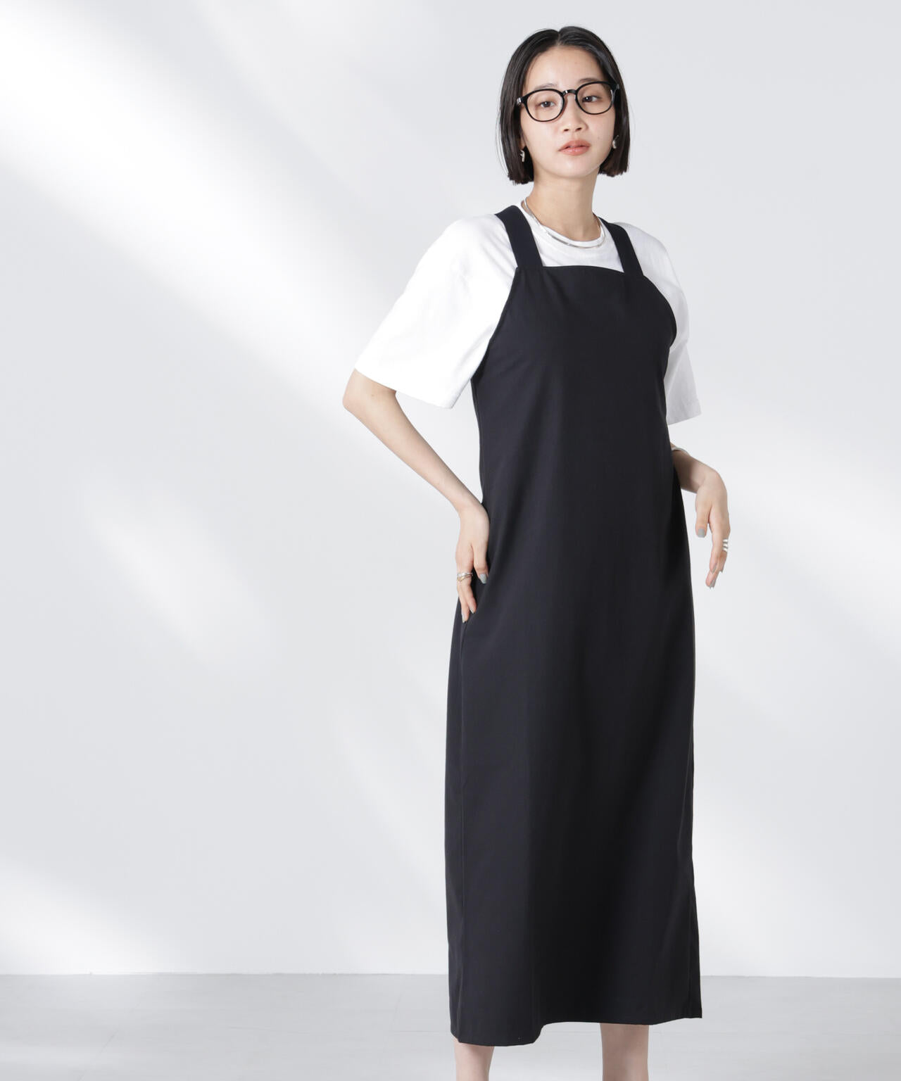 RITA ROW/OYSTER DRESS ブラック 6715119042