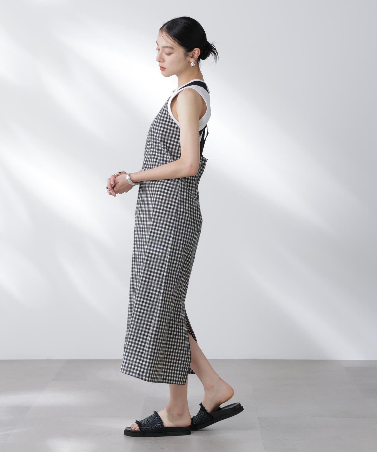 RITA ROW/OYSTER DRESS ギンガムチェック 6715119043