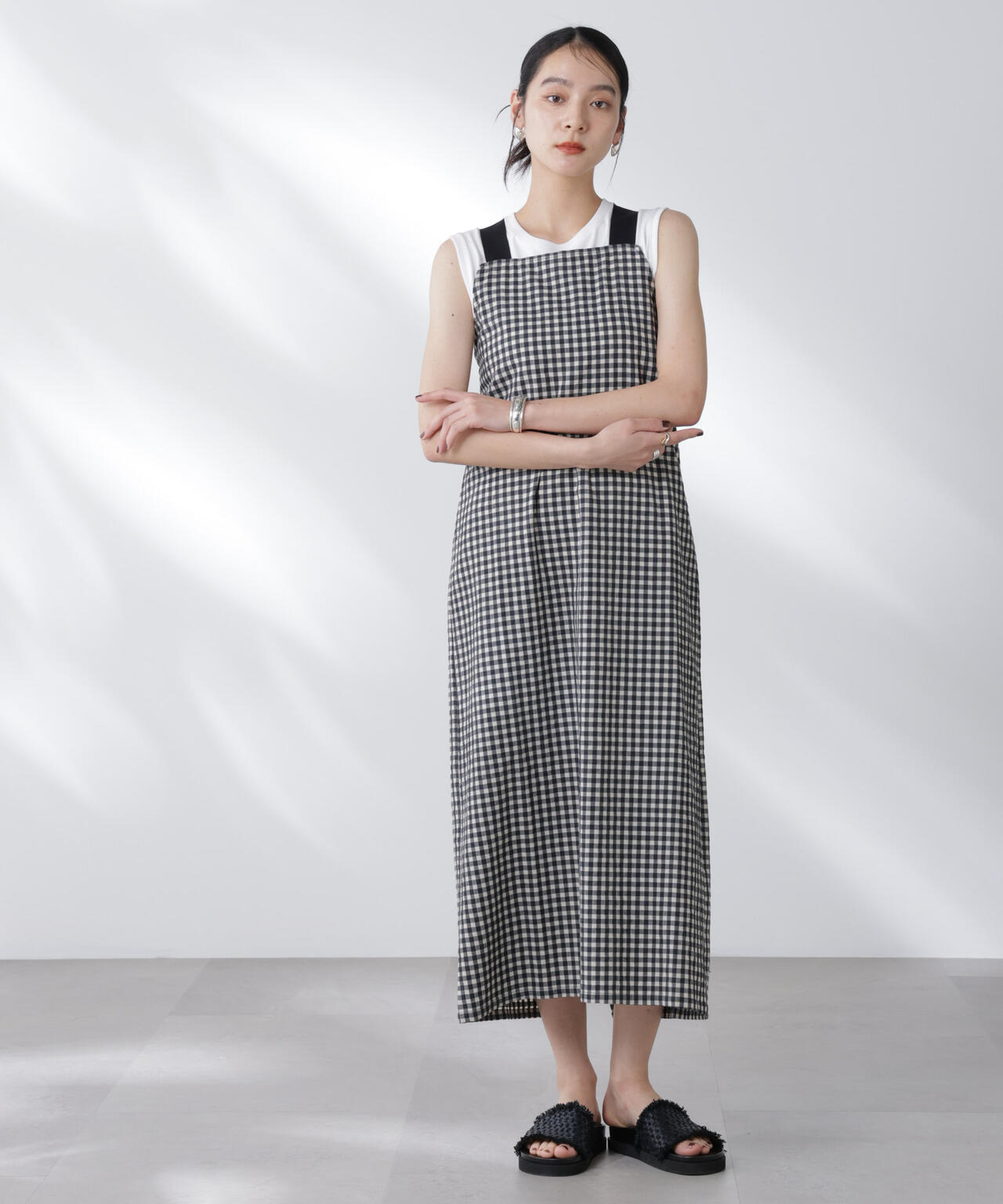 RITA ROW/OYSTER DRESS ギンガムチェック 6715119043