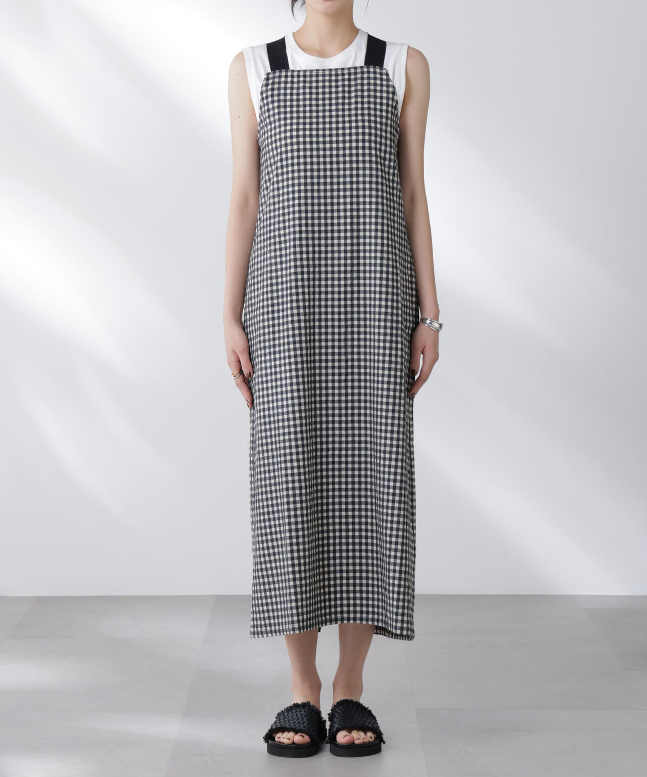 RITA ROW/OYSTER DRESS ギンガムチェック 6715119043