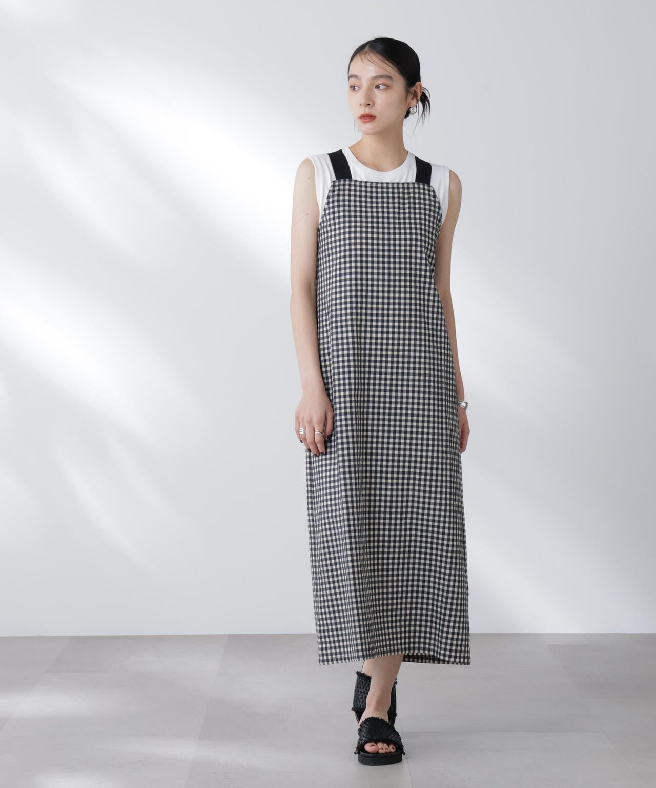 RITA ROW/OYSTER DRESS ギンガムチェック 6715119043