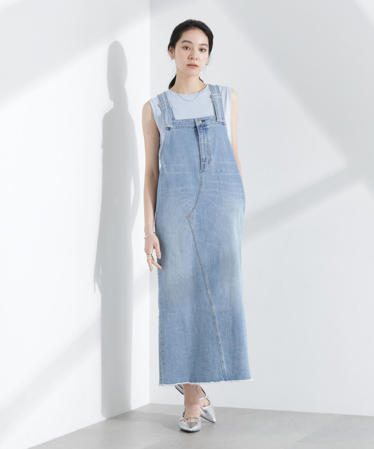 Healthy DENIM/Caramel ジャンプスカート 6715119048