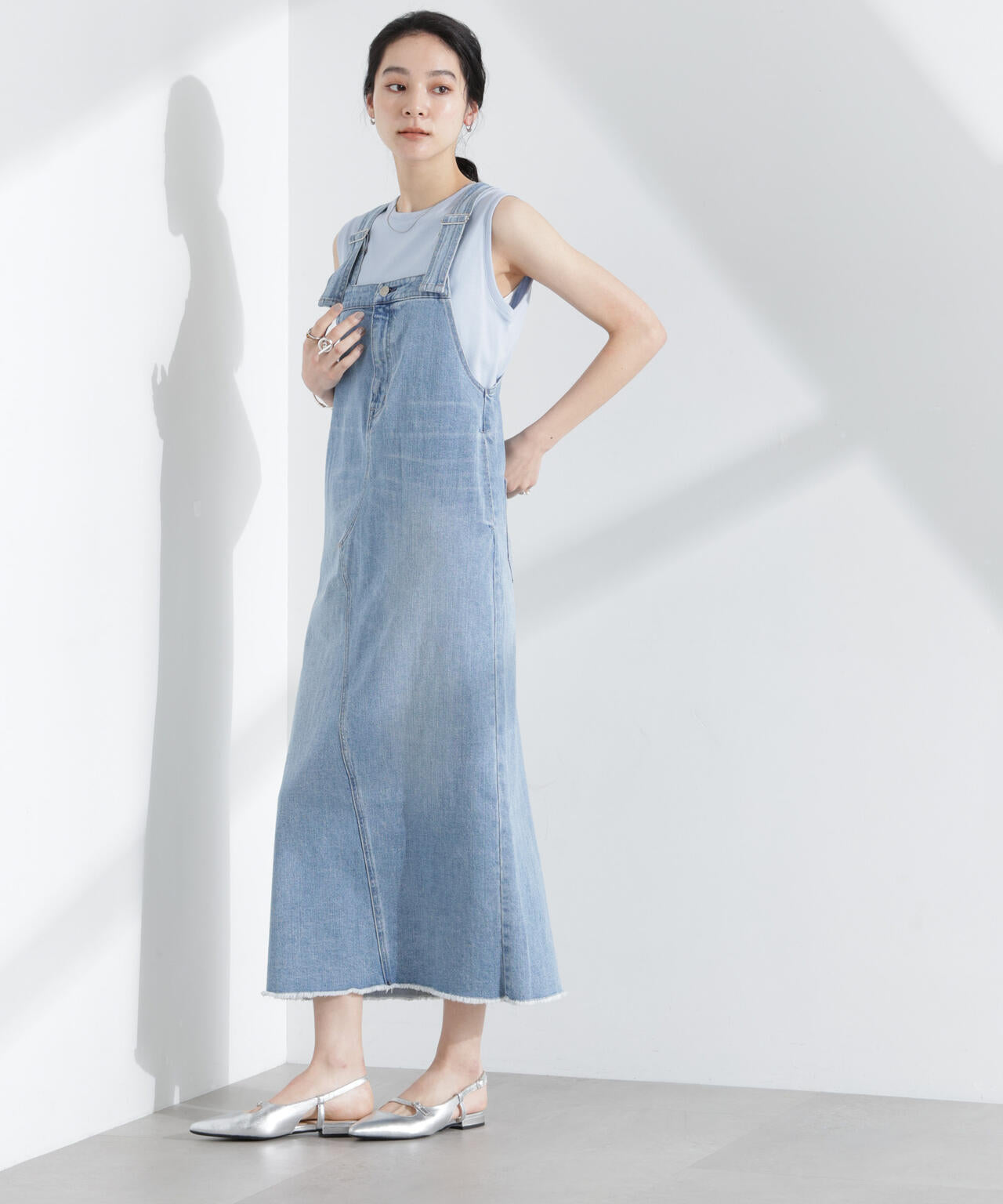 Healthy DENIM/Caramel ジャンプスカート 6715119048