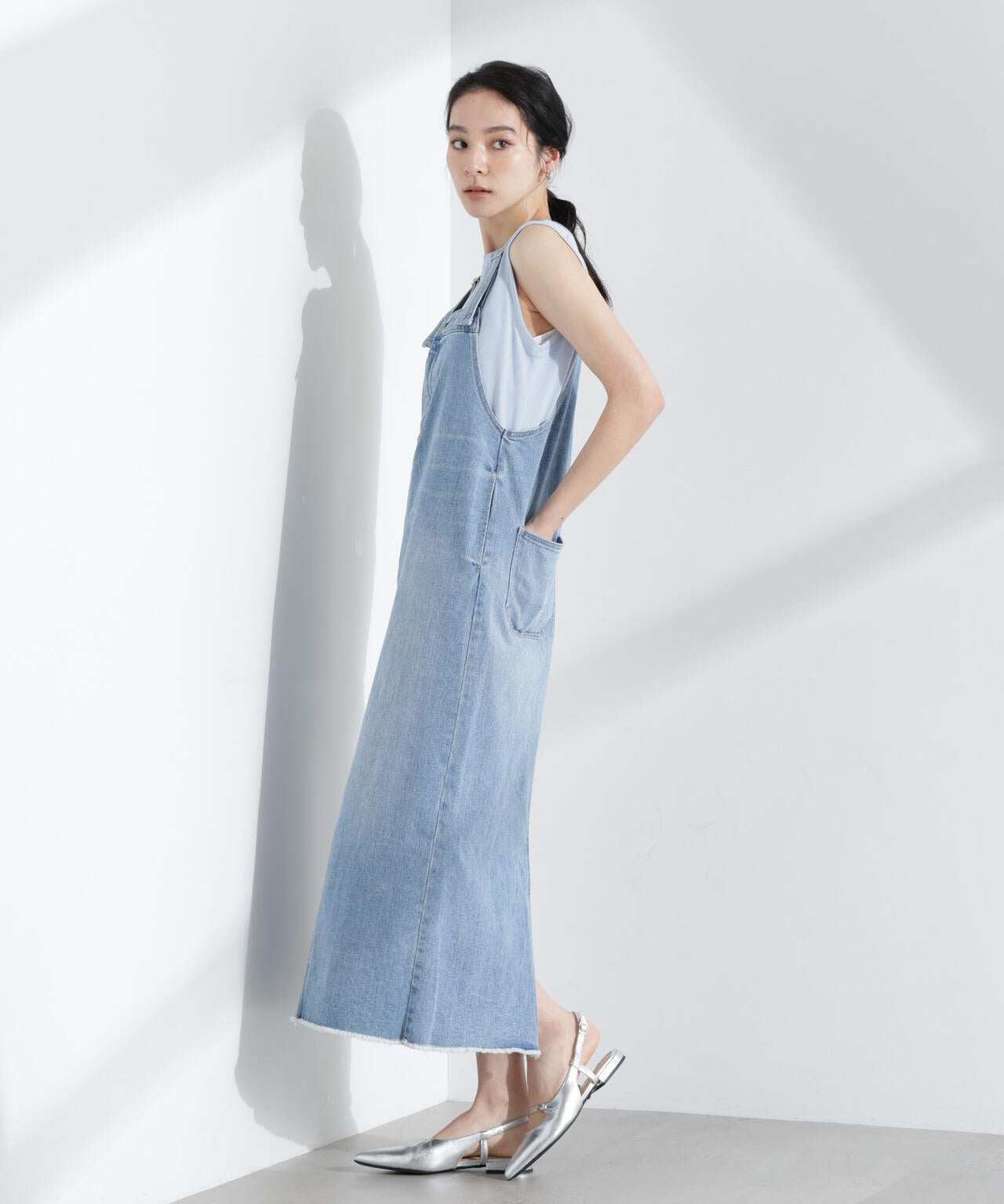 Healthy DENIM/Caramel ジャンプスカート 6715119048