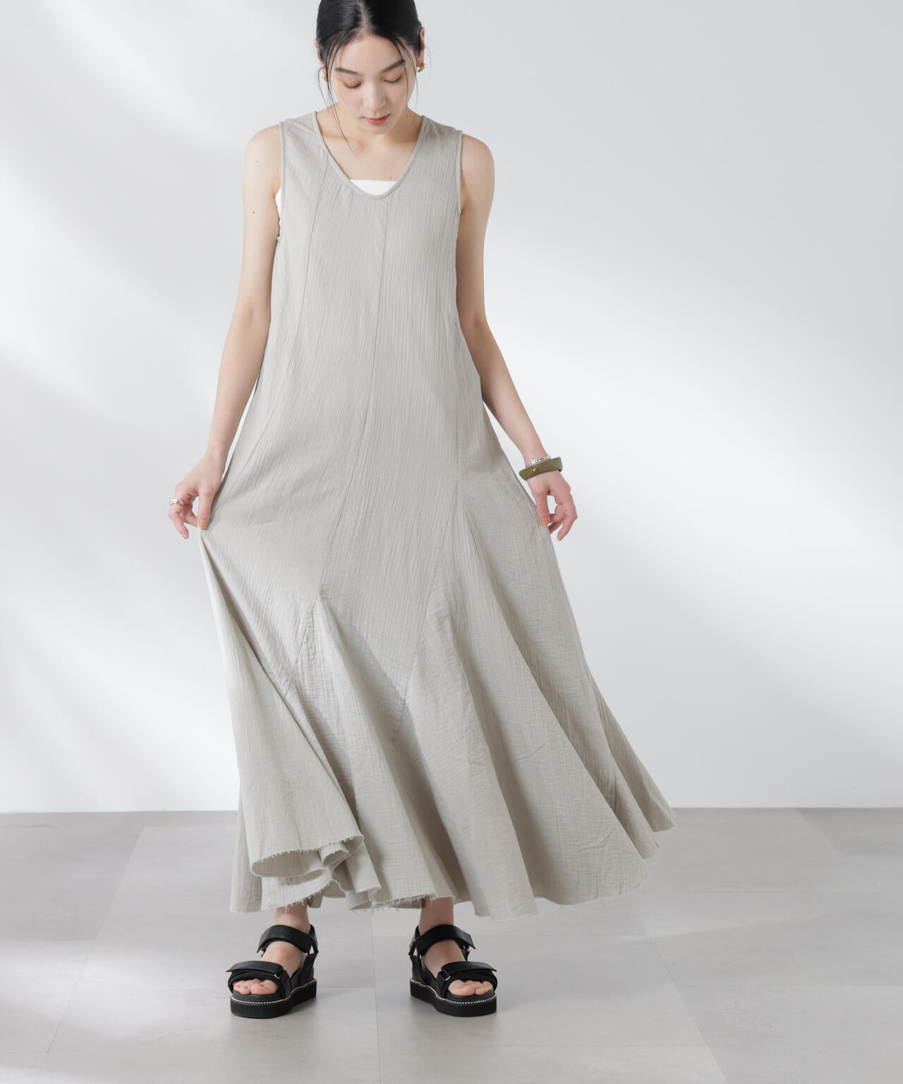 GREYCHORD/ASHLEY スリーブレスドレス 6715119051