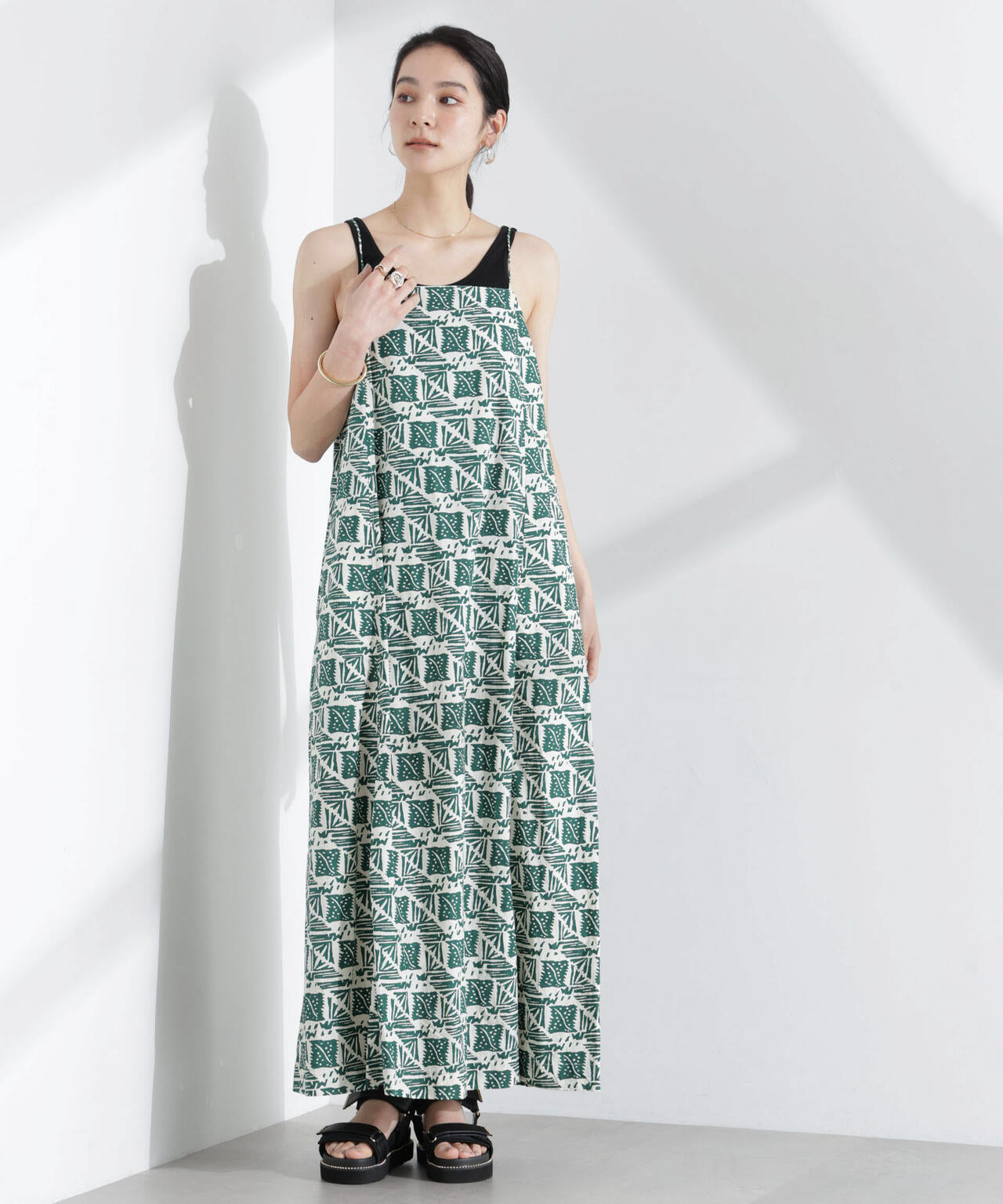 Sara mallika/COTTON POPLIN CAMI DRESS 6715119052