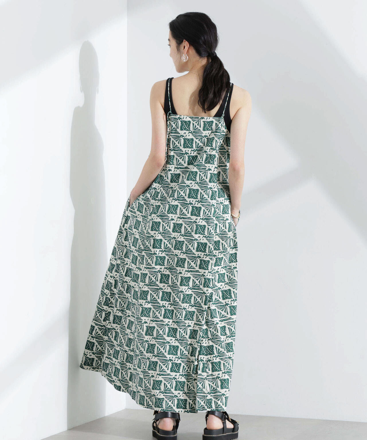 Sara mallika/COTTON POPLIN CAMI DRESS 6715119052