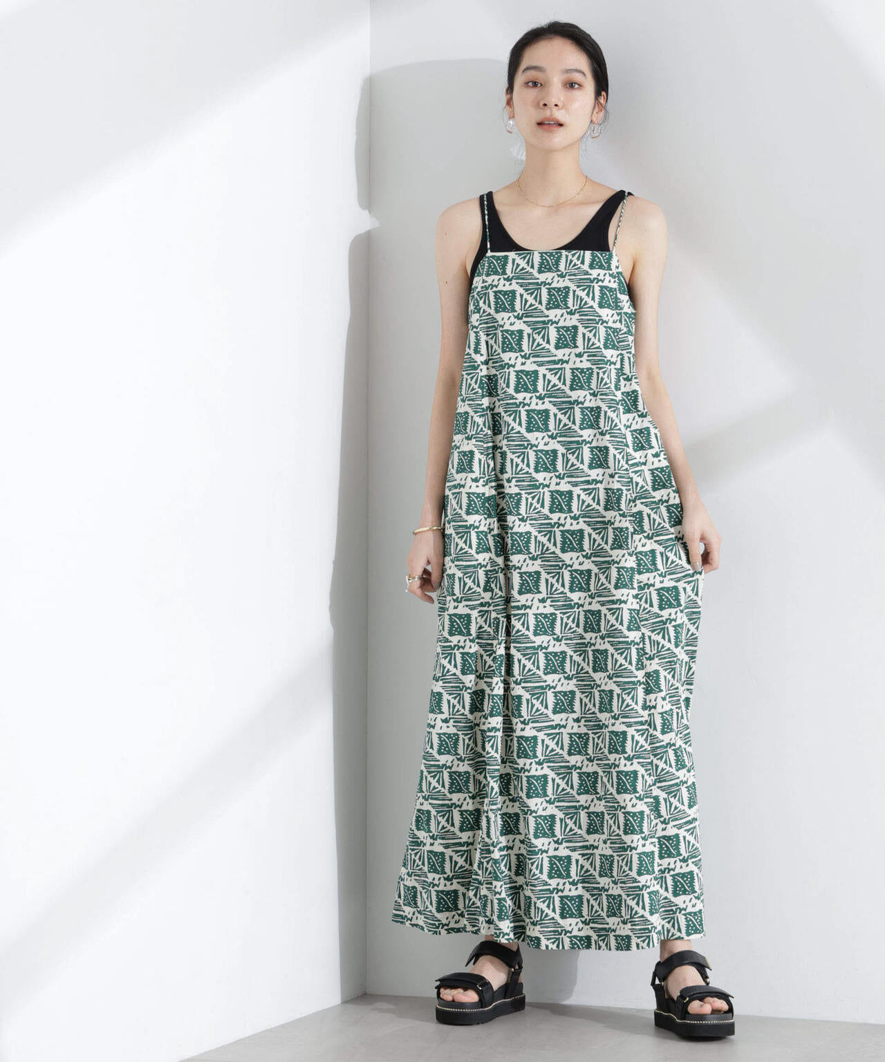 Sara mallika/COTTON POPLIN CAMI DRESS 6715119052