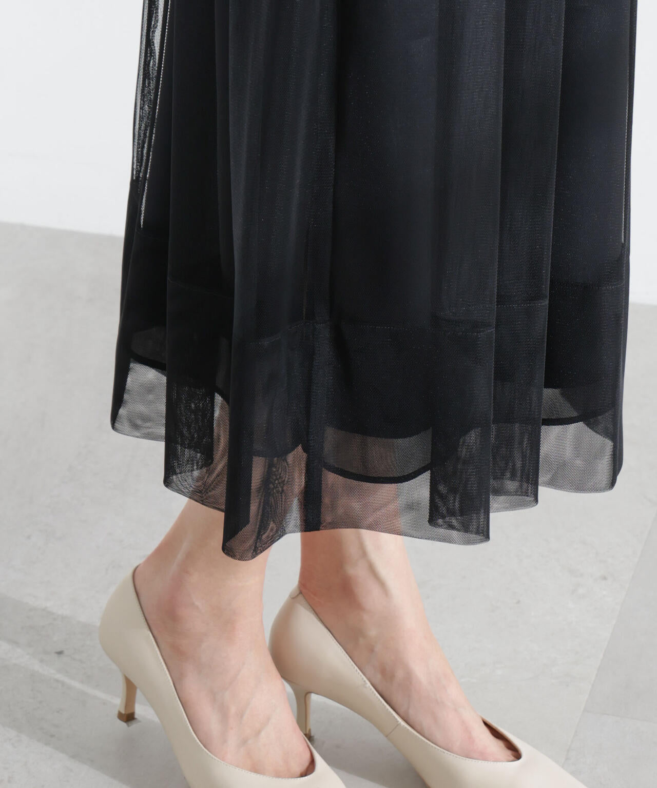 kaene/シャンブレーキャミドッキングドレス 6715119057
