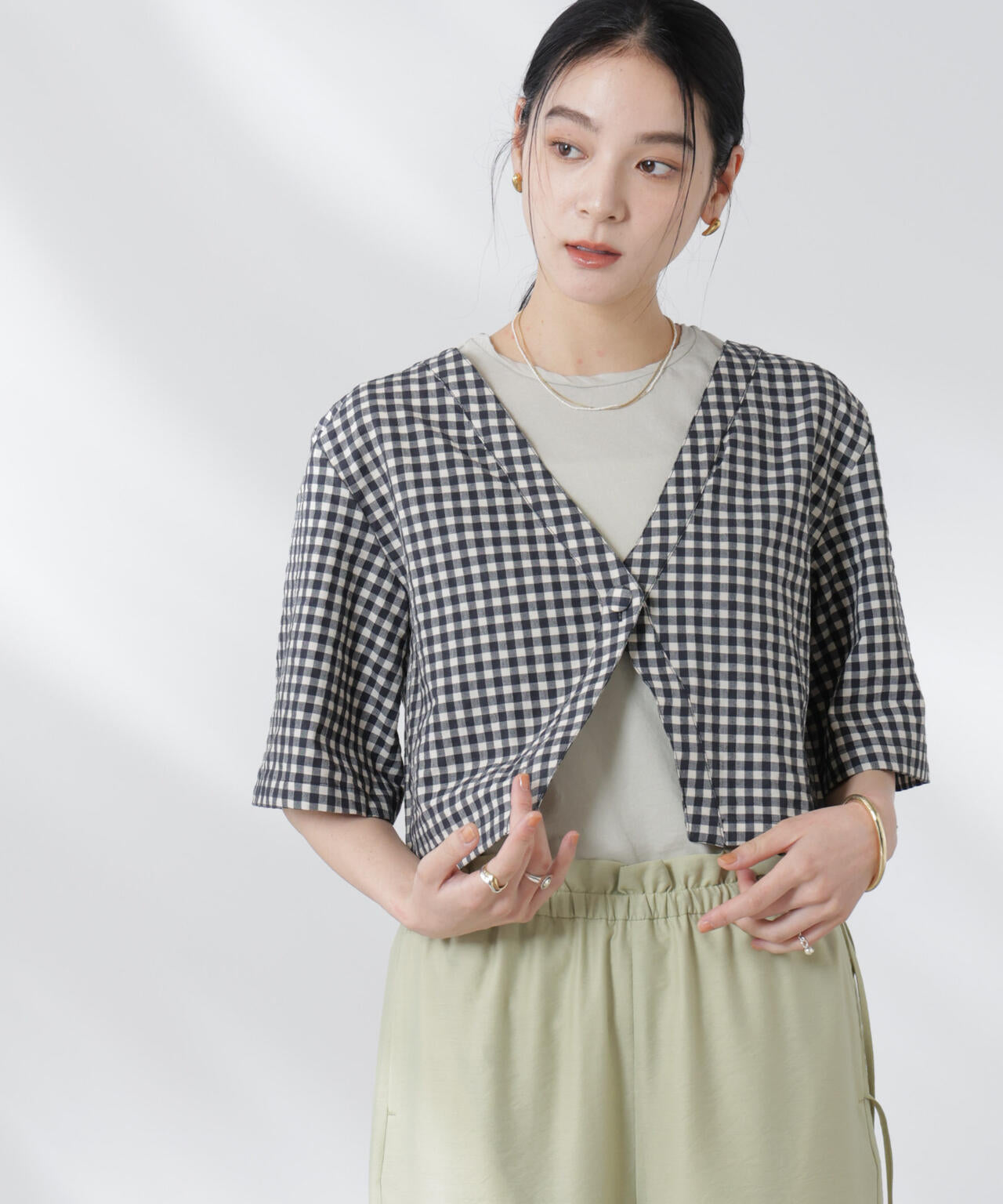 RITA ROW／REISHI TOP Reishi Top | Short Wide Top - Rita Row