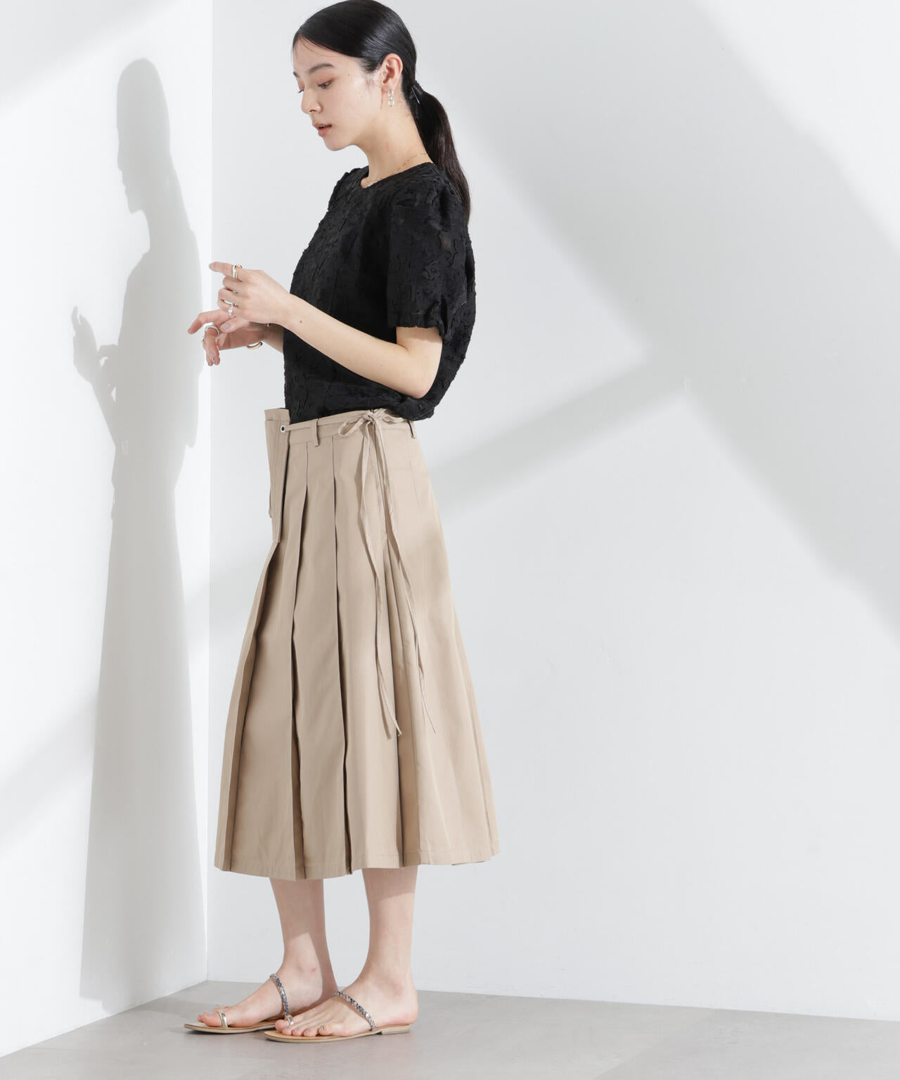 BAUM UND PFERDGARTEN/Flower Jacquard トップス 6715121004