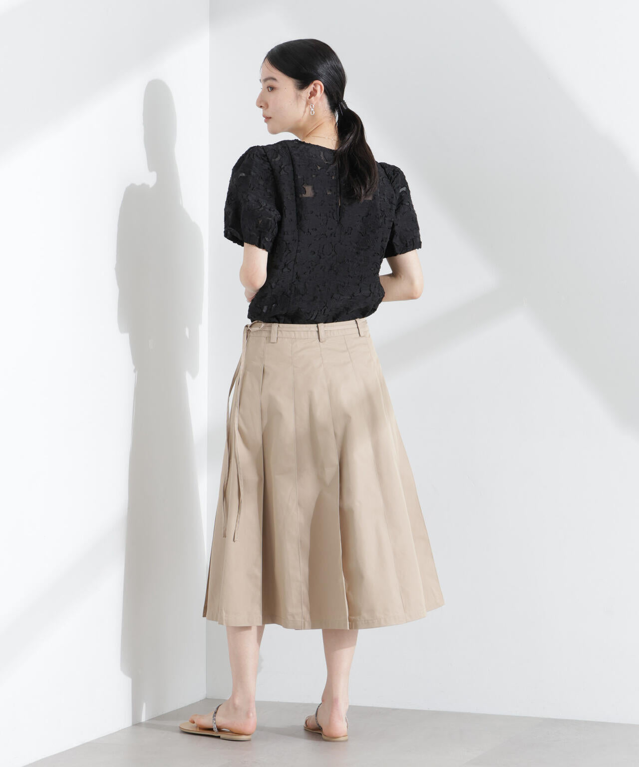 BAUM UND PFERDGARTEN/Flower Jacquard トップス 6715121004