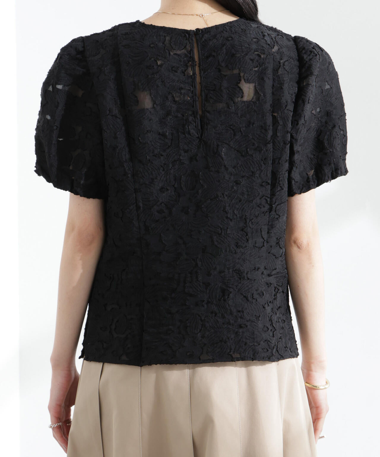 BAUM UND PFERDGARTEN/Flower Jacquard トップス 6715121004