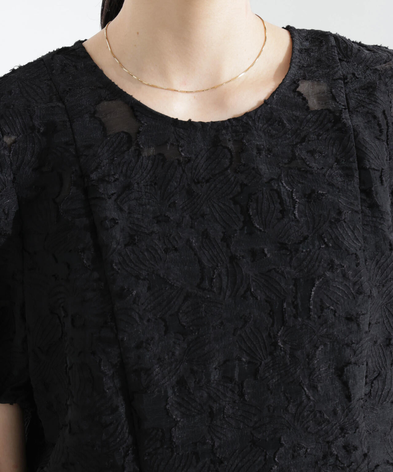 BAUM UND PFERDGARTEN/Flower Jacquard トップス 6715121004