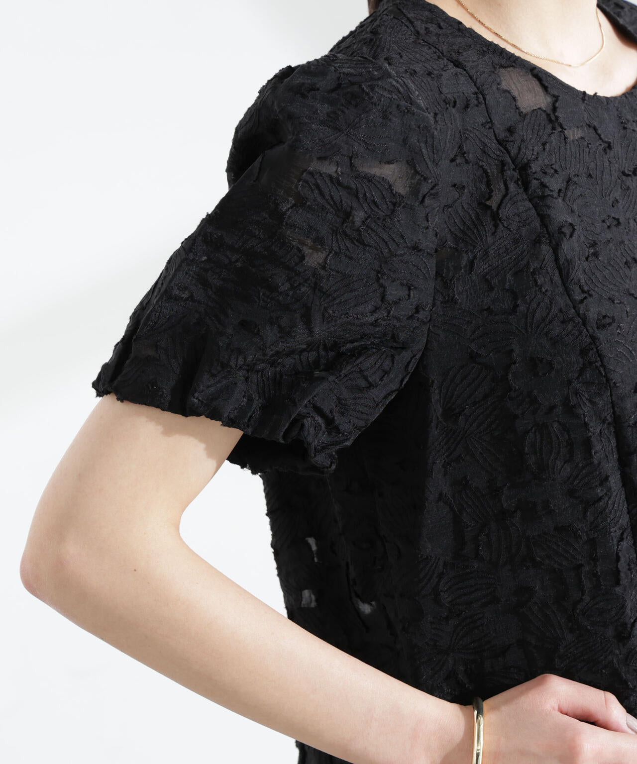 BAUM UND PFERDGARTEN/Flower Jacquard トップス 6715121004