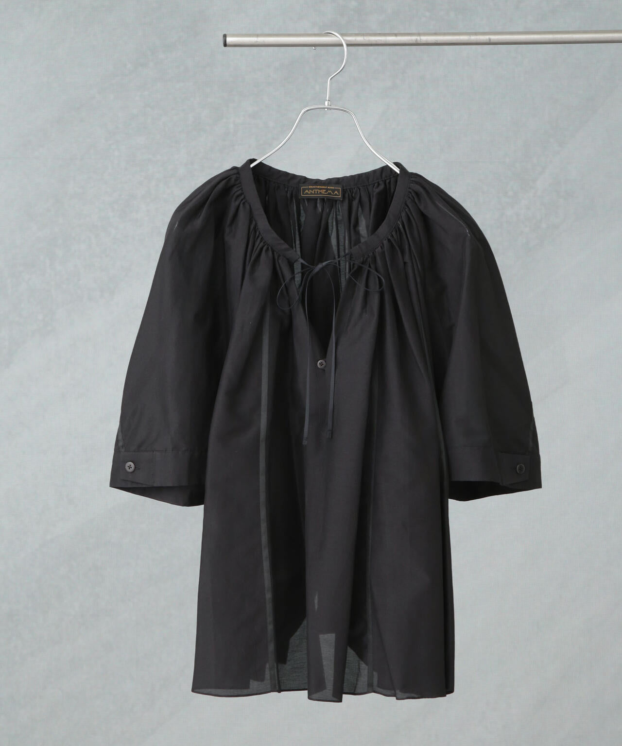 ANTHEM A / COTTON SILK GATHER TOPS