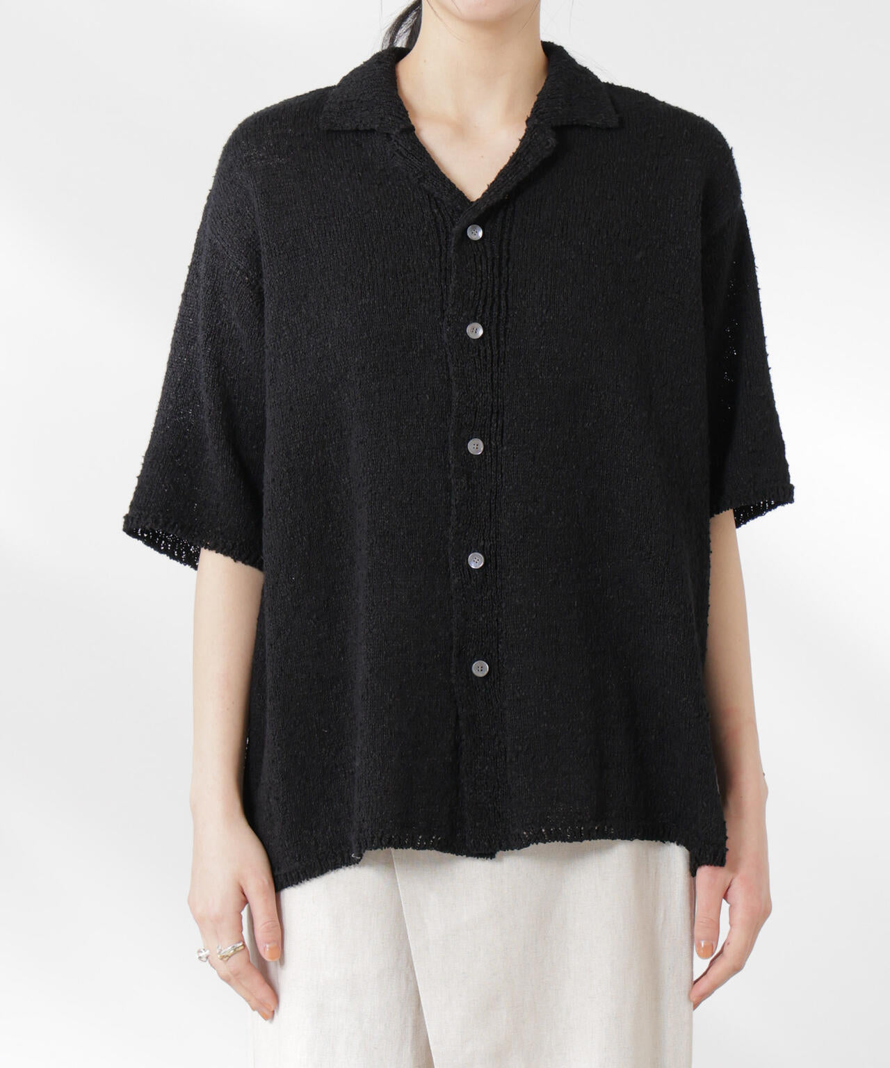 YONETOMI/GIMA SLUB KNIT S/T 6715122019