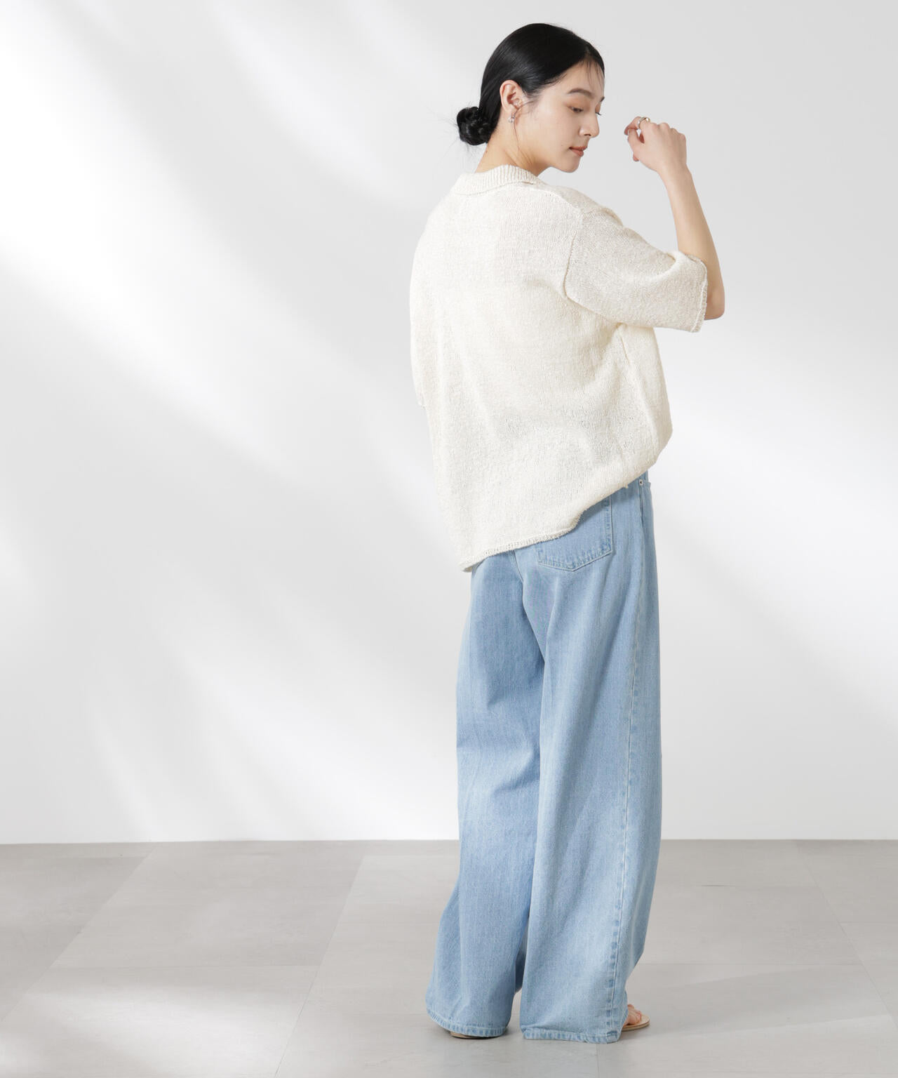 YONETOMI/GIMA SLUB KNIT S/T 6715122019