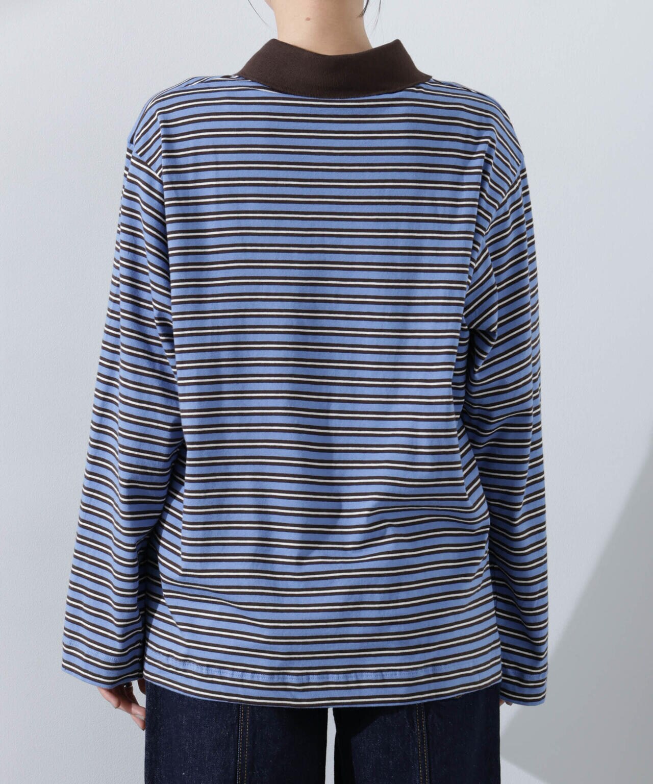 BAUM UND PFERDGARTEN/JEANNI Java Polo Stripe 6715123088