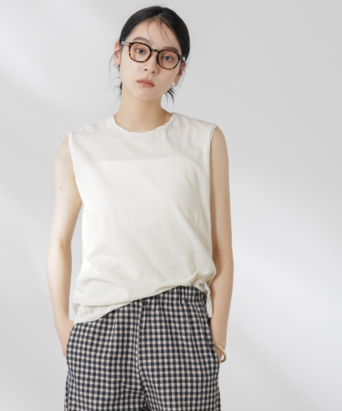 GREYCHORD/SOFIE スリーブレスTシャツ 6715124021