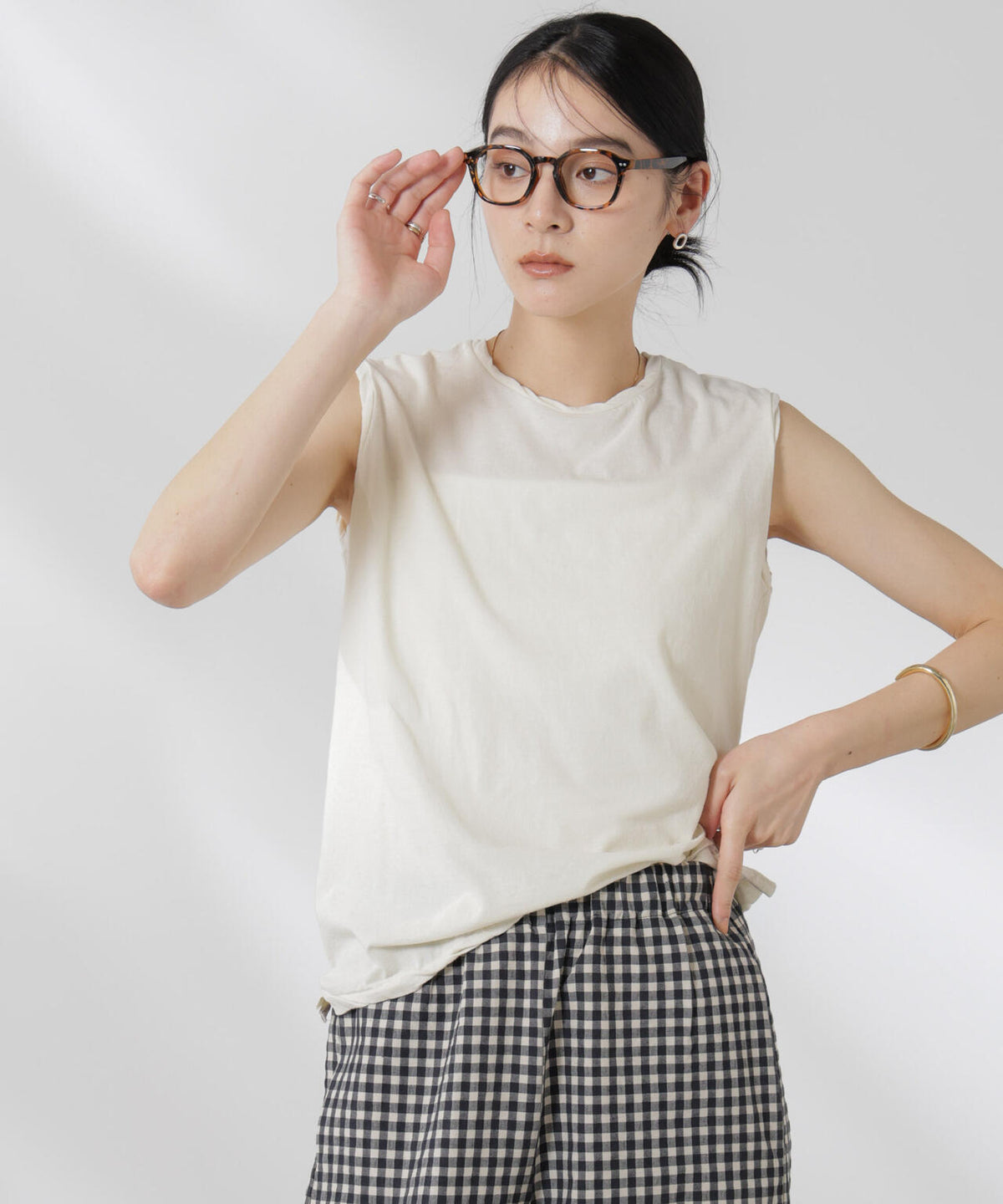 GREYCHORD/SOFIE スリーブレスTシャツ 6715124021