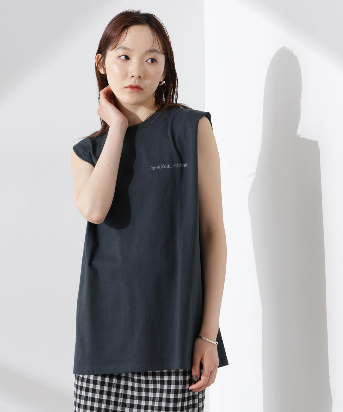RUSSELL ATHLETIC/別注 Jersey Sleeveless Graphic T 6715124034