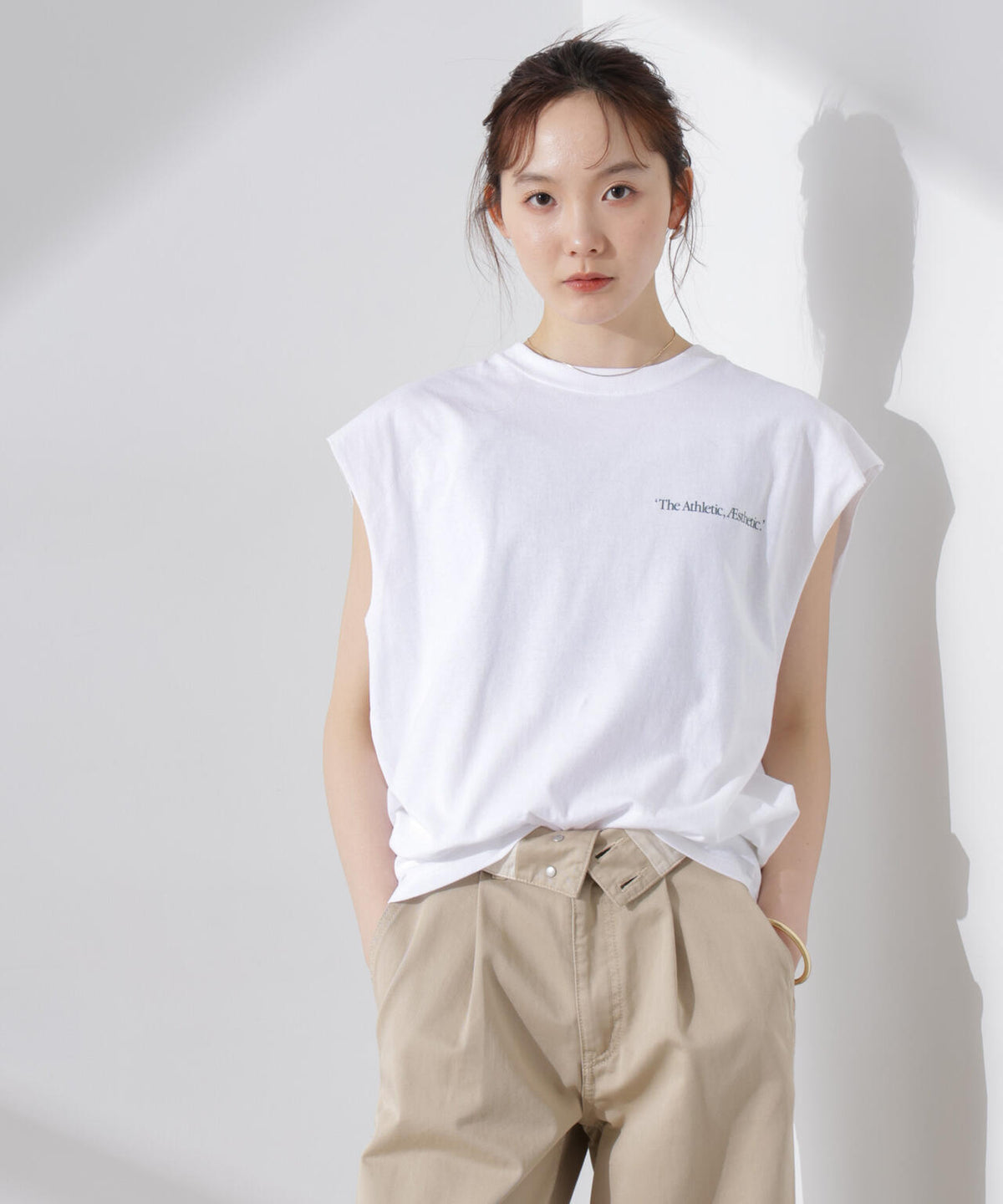 RUSSELL ATHLETIC/別注 Jersey Sleeveless Graphic T 6715124034