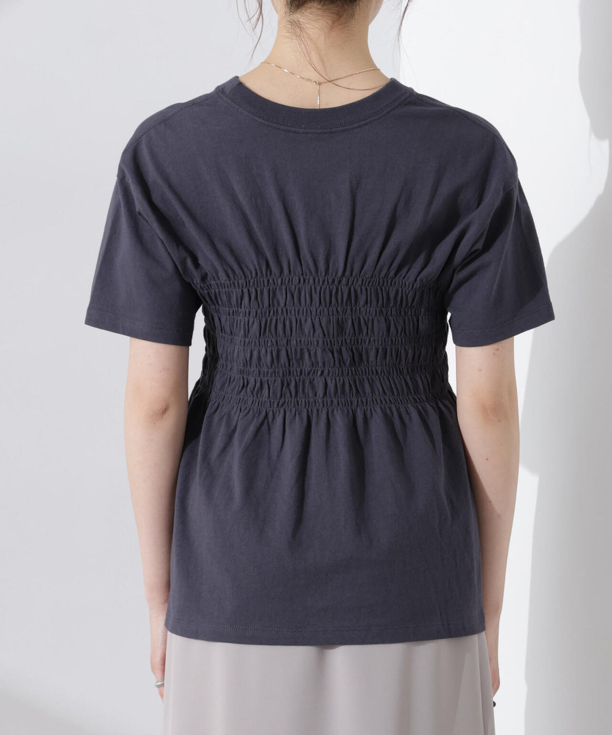 RUSSELL ATHLETIC/別注 Jersey Shirring T 6715124035