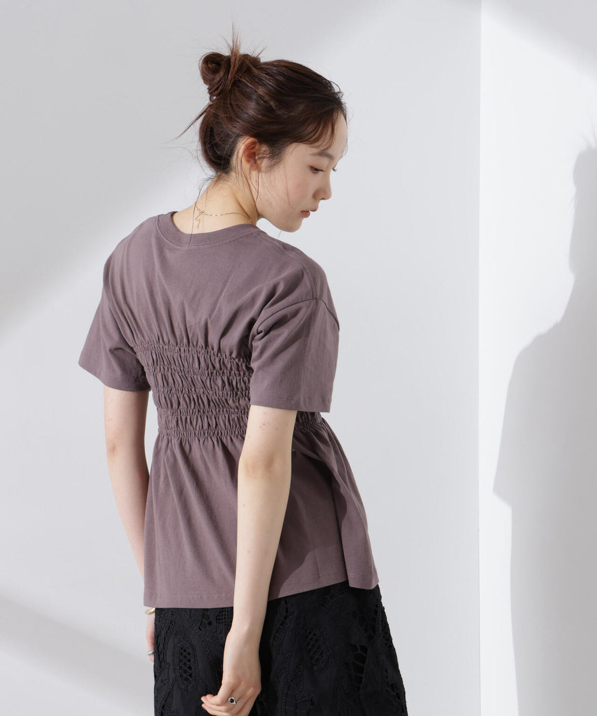 RUSSELL ATHLETIC/別注 Jersey Shirring T 6715124035