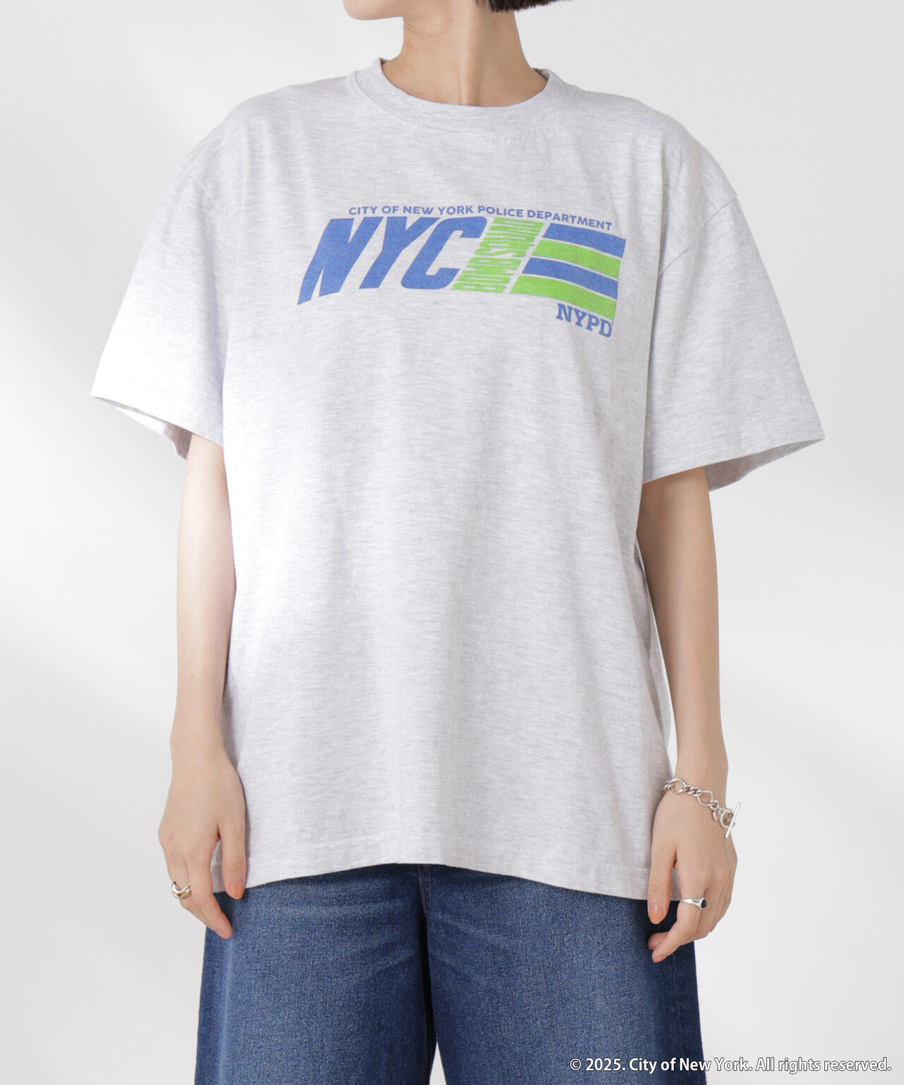 GOOD ROCK SPEED/NYC Tシャツ アッシュ 6715124043