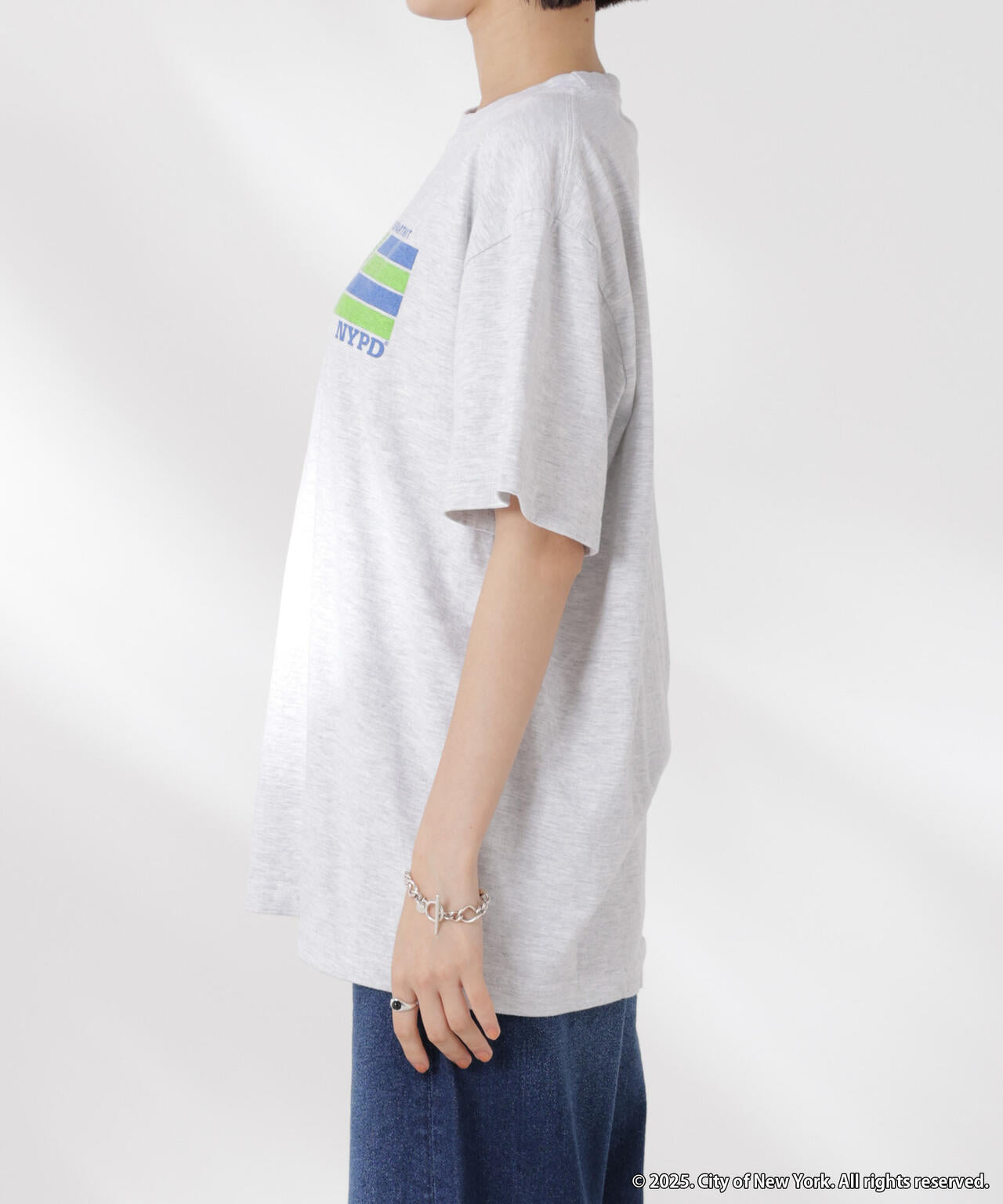 GOOD ROCK SPEED/NYC Tシャツ アッシュ 6715124043