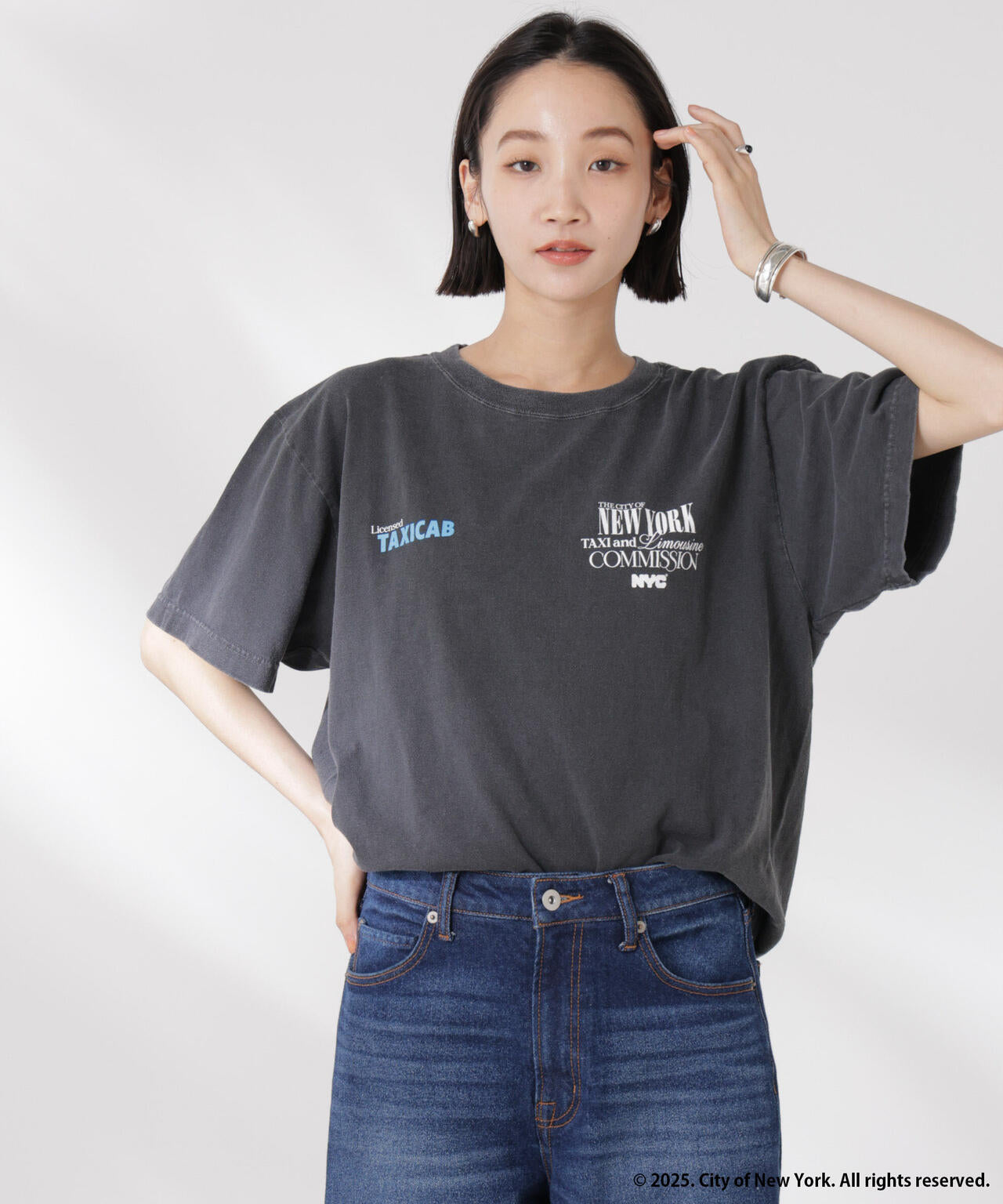 GOOD ROCK SPEED/NYC Tシャツ チャコール 6715124044
