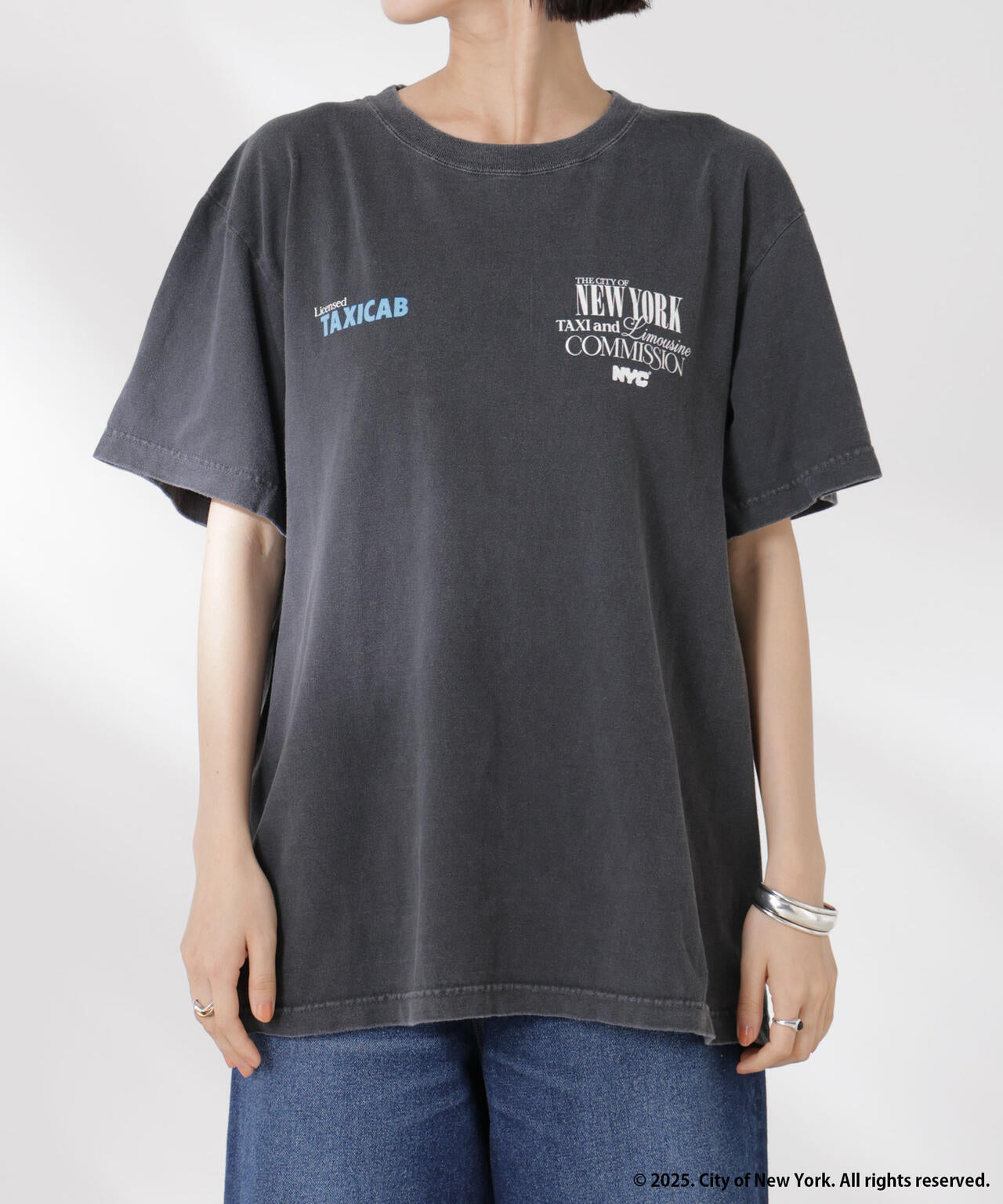 GOOD ROCK SPEED/NYC Tシャツ チャコール 6715124044