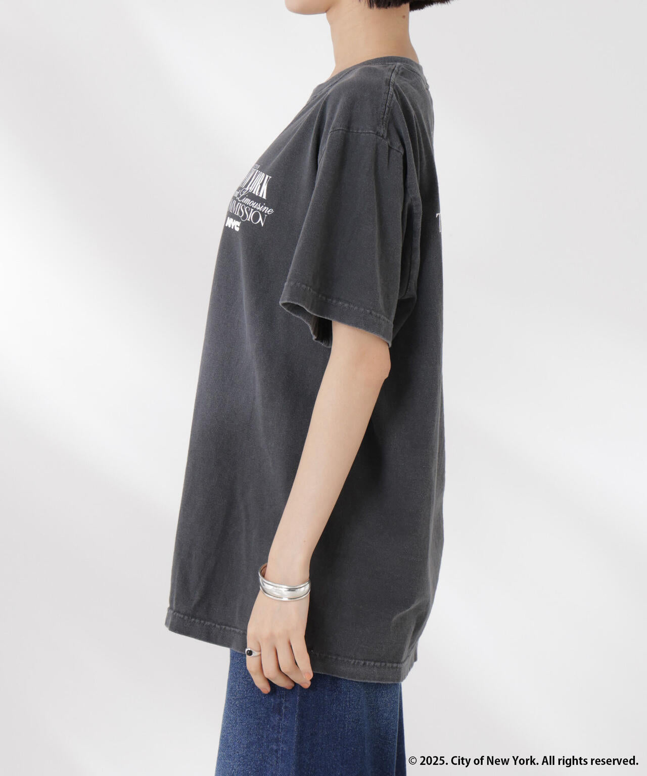 GOOD ROCK SPEED/NYC Tシャツ チャコール 6715124044