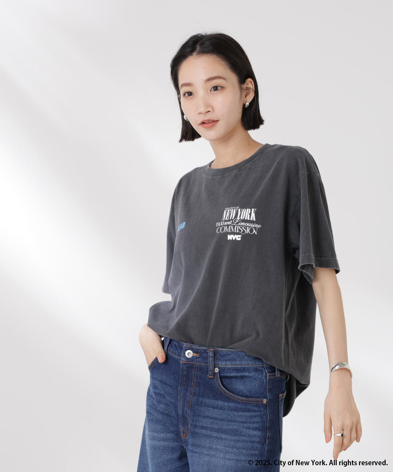 GOOD ROCK SPEED/NYC Tシャツ チャコール 6715124044