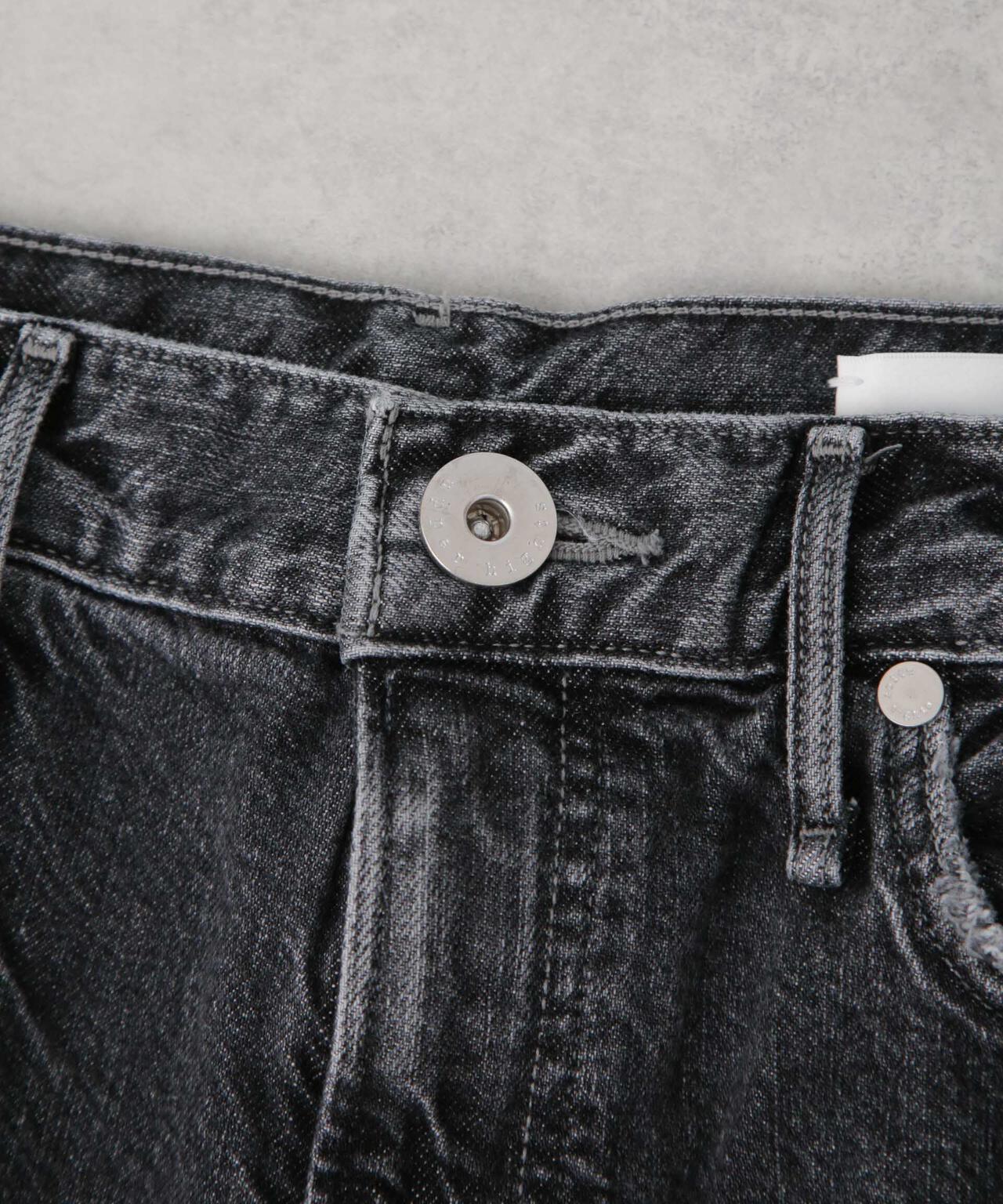 upper hights/THE GARNET ハイライズワイドテーパード デニム 6715127027