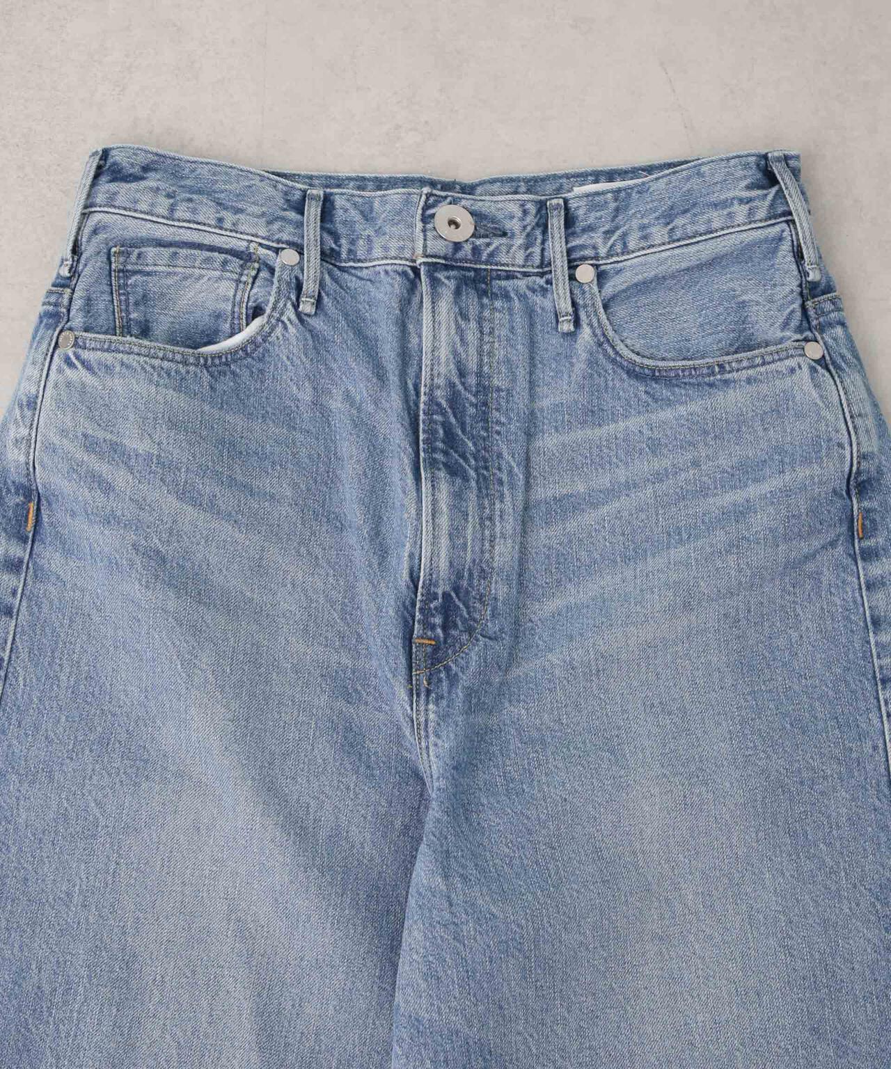 upper hights/THE GARNET ハイライズワイドテーパード デニム 6715127028