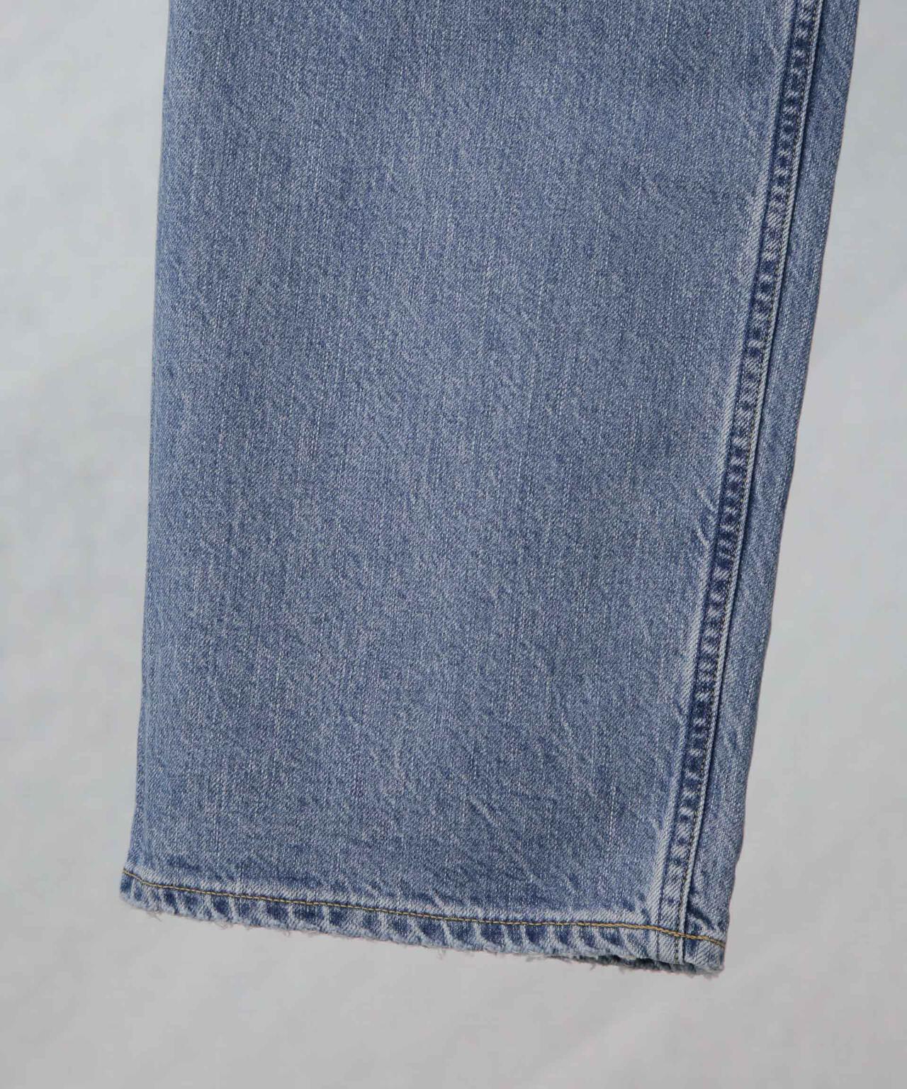 upper hights/THE GARNET ハイライズワイドテーパード デニム 6715127028