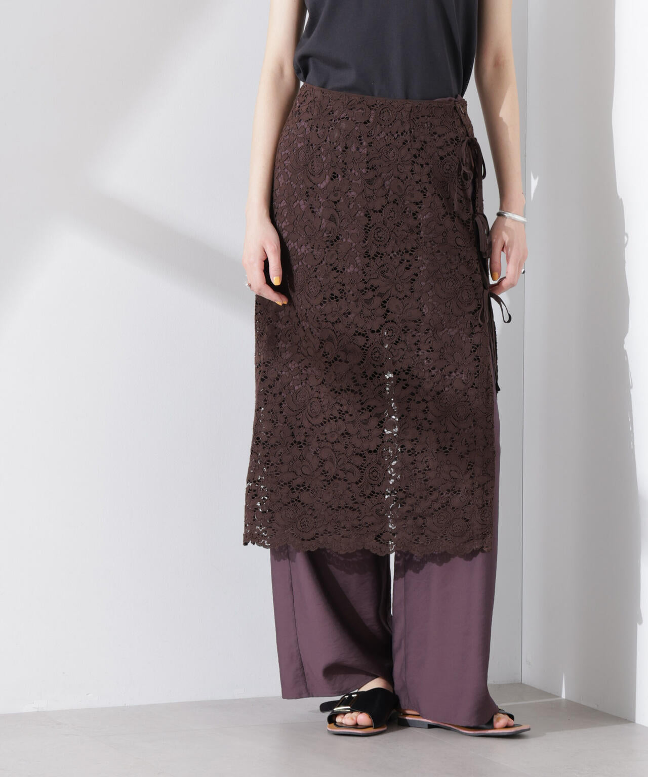 BAUM UND PFERDGARTEN/Lace スカート 6715130010