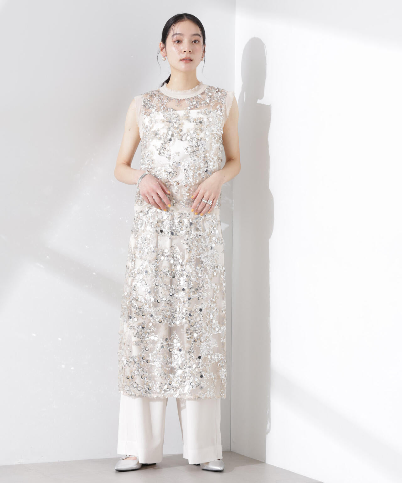 BAUM UND PFERDGARTEN/Sequins スカート(セットアップ可) 6715130011