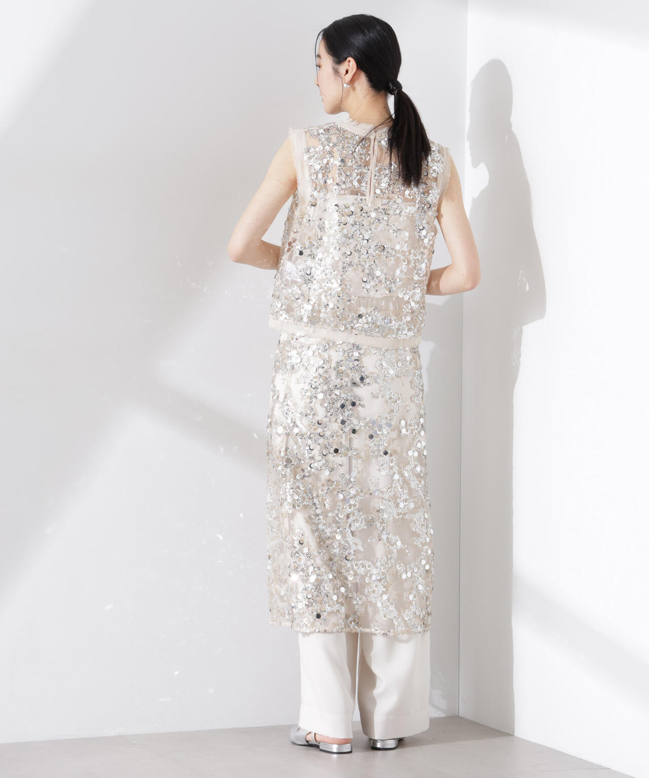 BAUM UND PFERDGARTEN/Sequins スカート(セットアップ可) 6715130011