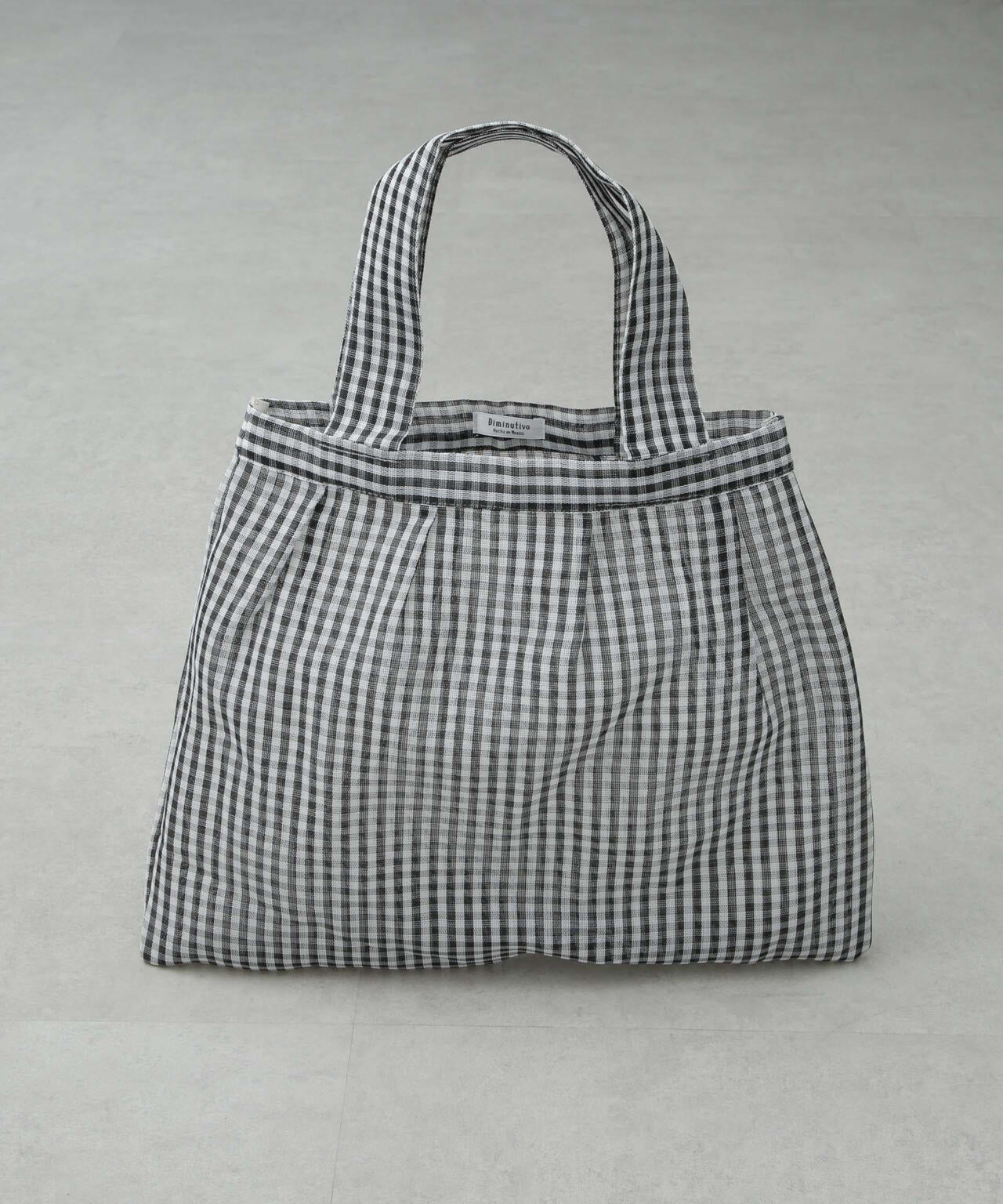 Diminutivo/MESH トート ギンガム 小 6715132067
