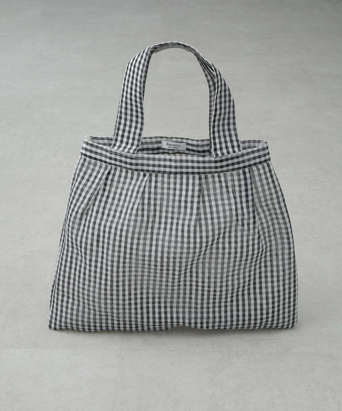 Diminutivo/MESH トート ギンガム 小 6715132067