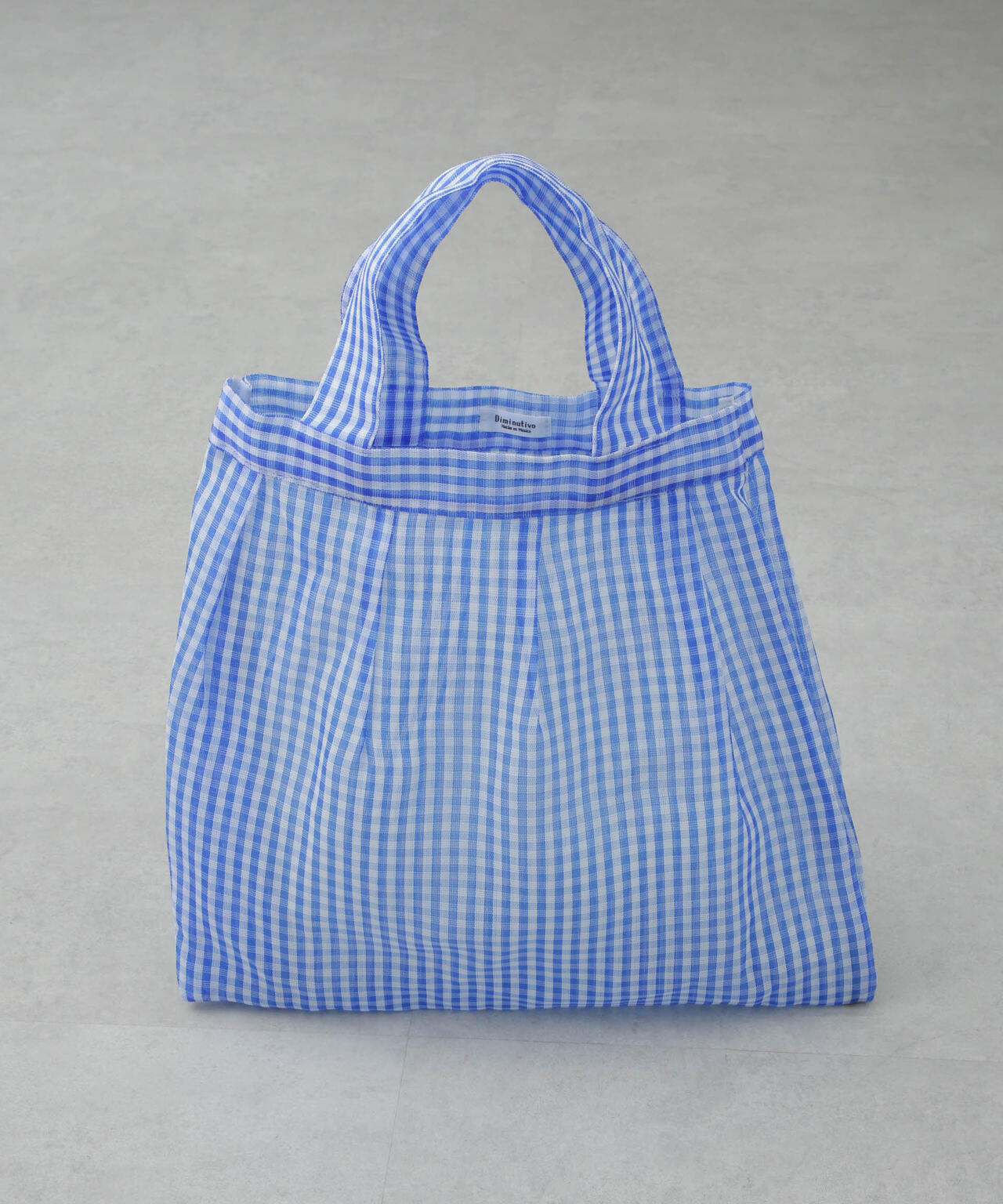Diminutivo/MESH トート ギンガム 小 6715132067