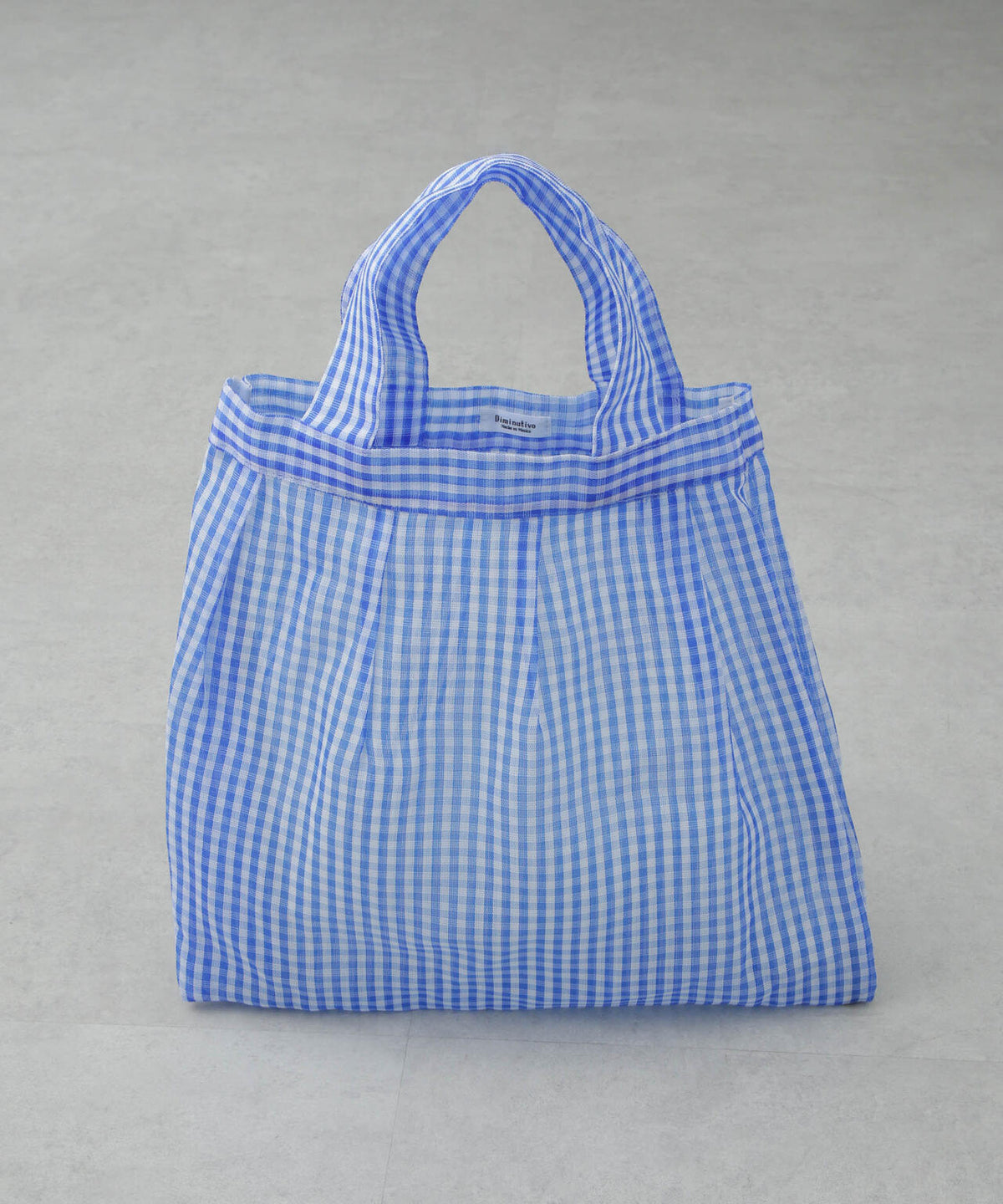 Diminutivo/MESH トート ギンガム 小 6715132067