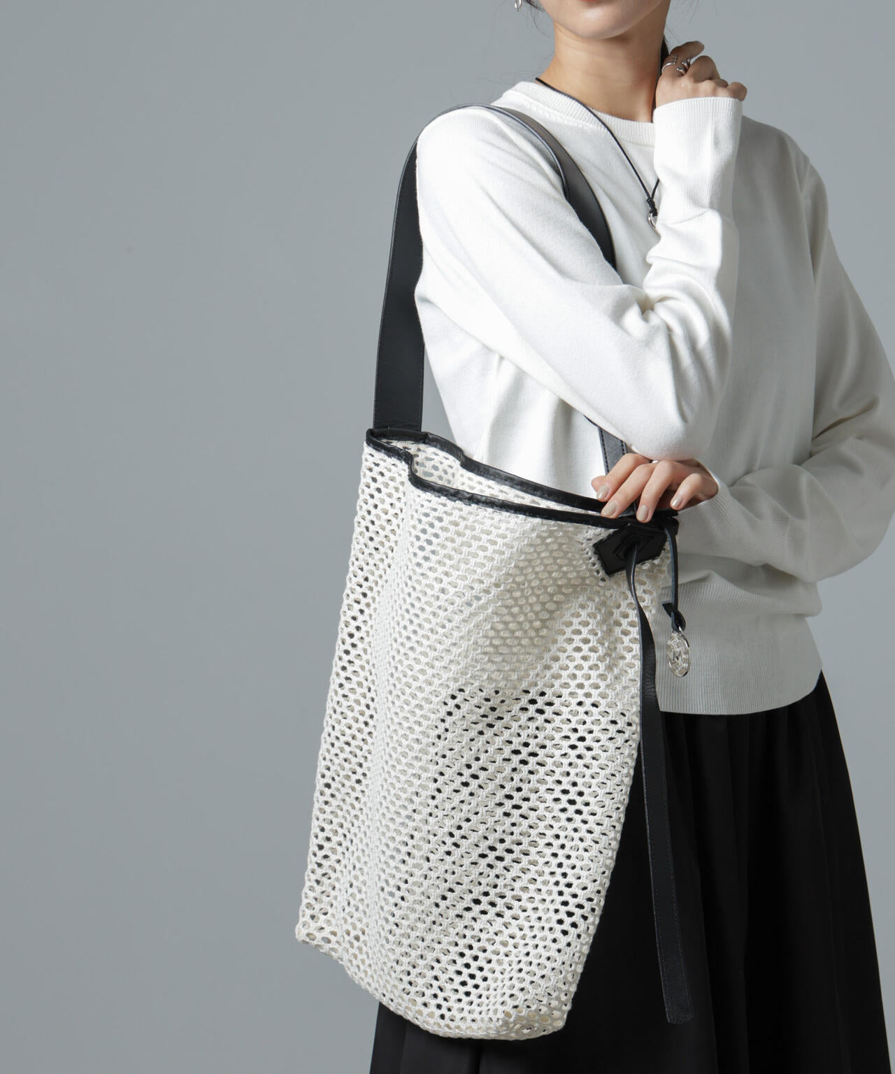 MARCO MASI/メッシュ 2WAYトートバッグ 6715132073